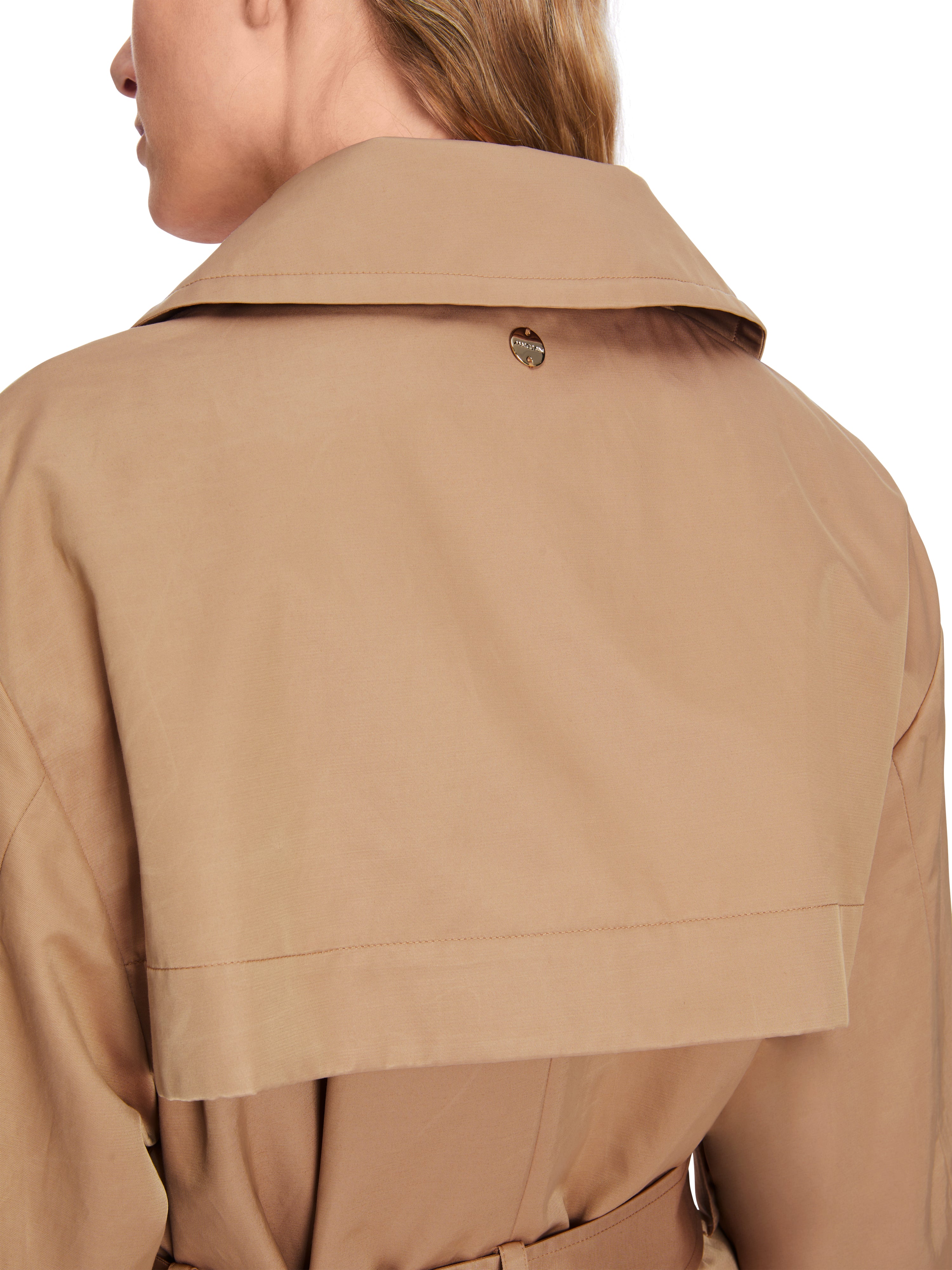 Marc Cain-Lässiger Trench-Coat-Jacken & Mäntel-Black-Deal-Outlet-by-ARCHIVIST