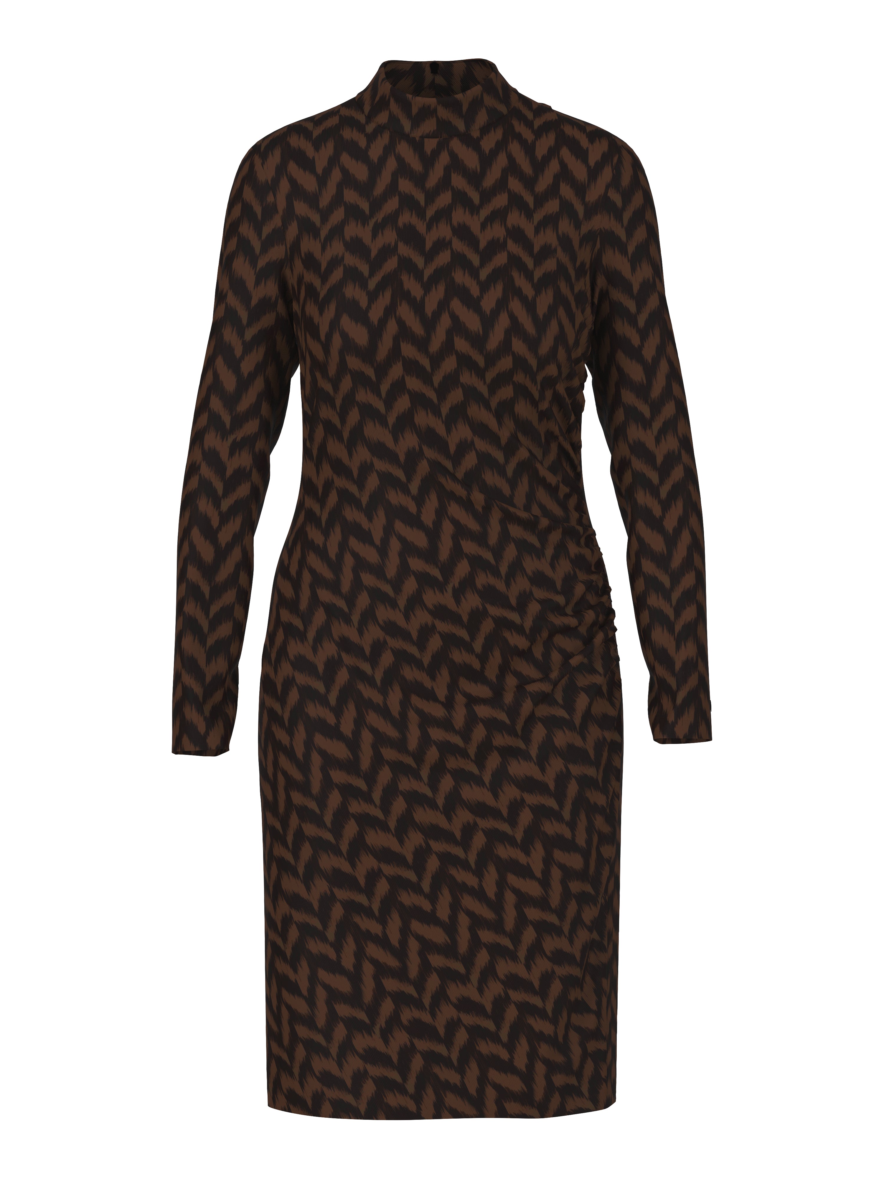 Marc Cain-Kurzes Kleid mit Drapierung-Kleider & Röcke-Black-Deal-Outlet-by-ARCHIVIST