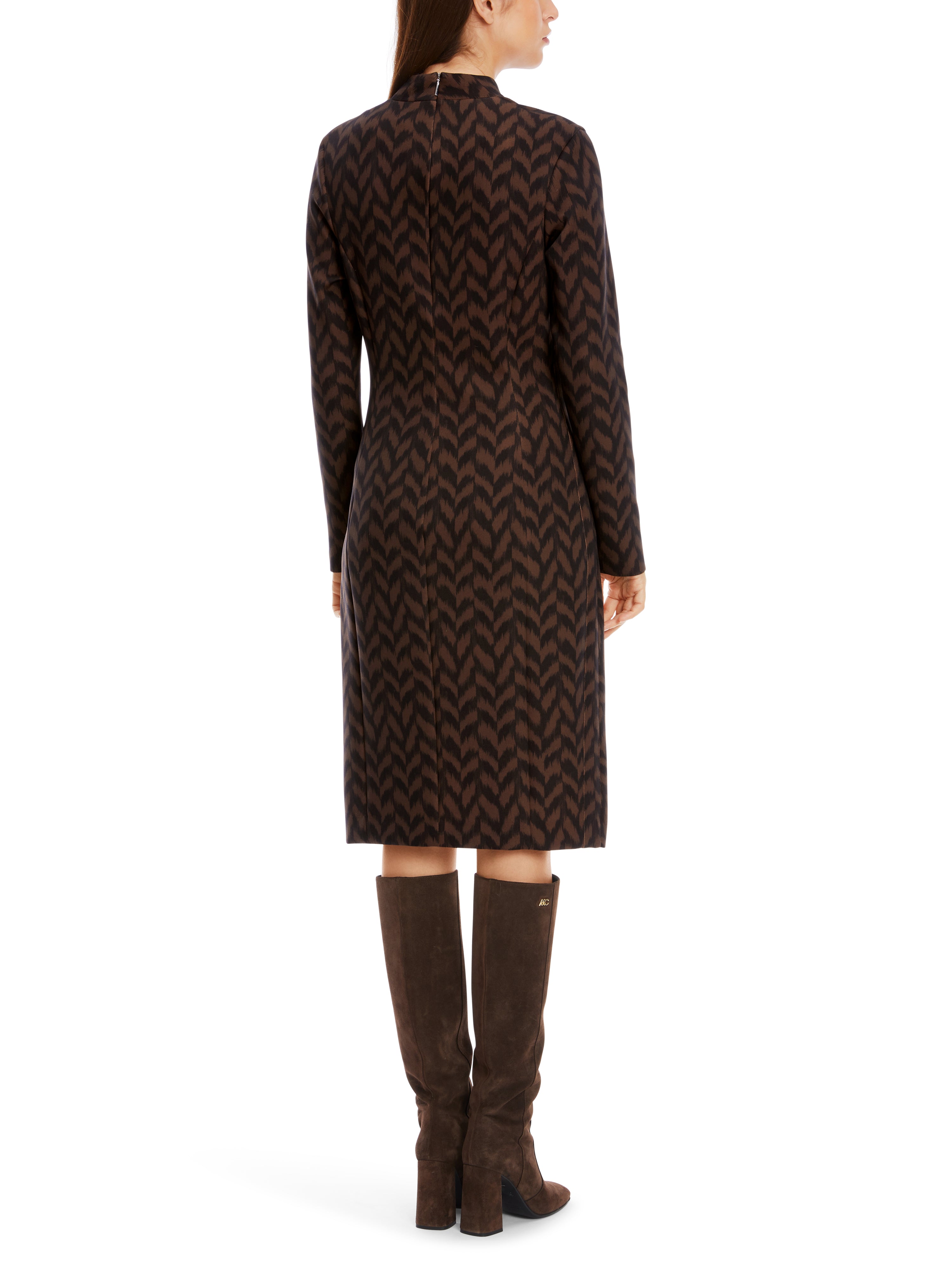 Marc Cain-Kurzes Kleid mit Drapierung-Kleider & Röcke-Black-Deal-Outlet-by-ARCHIVIST