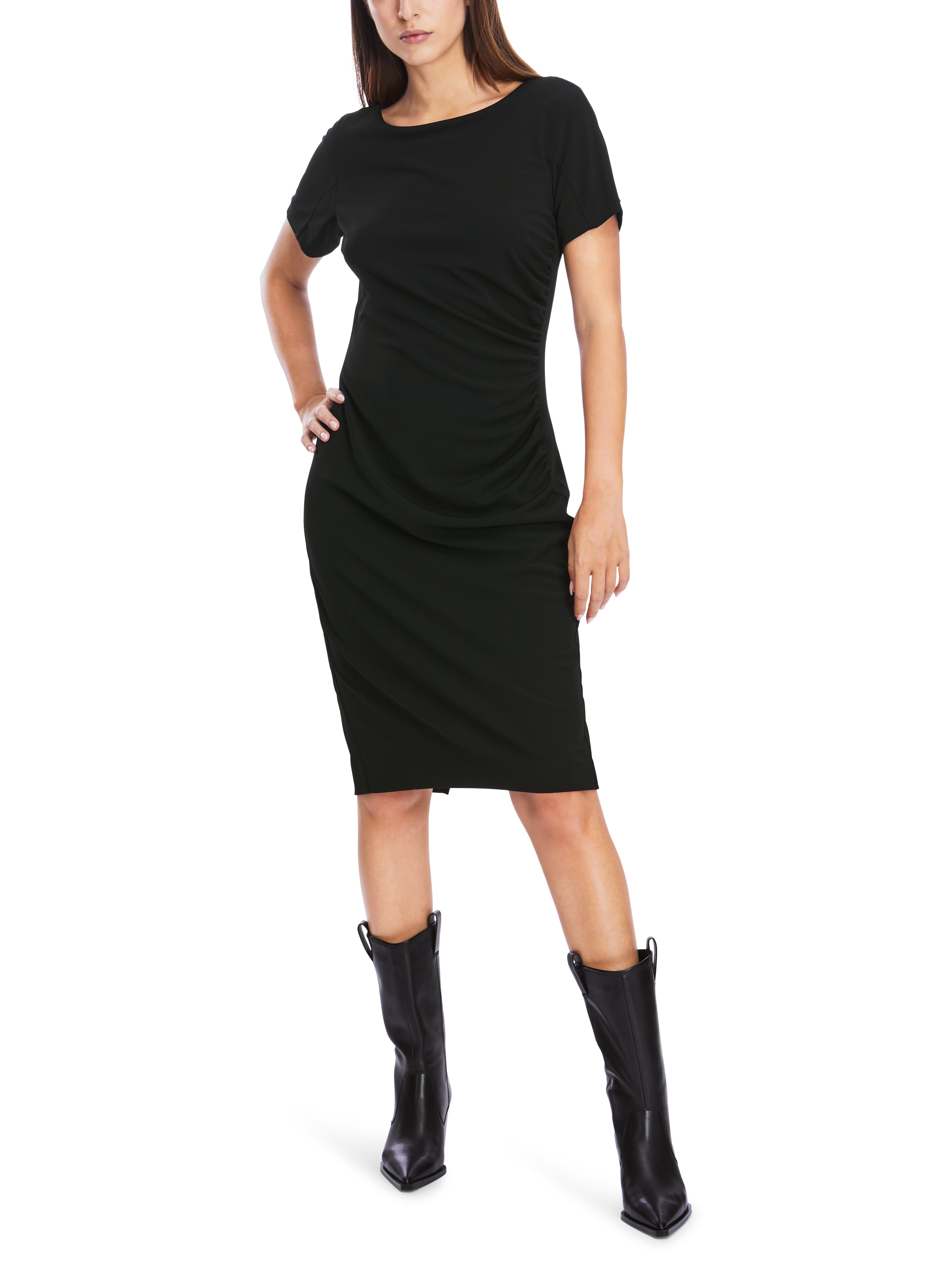 Marc Cain-Kleid mit Wickeleffekt-Kleider & Röcke-Black-Deal-Outlet-by-ARCHIVIST