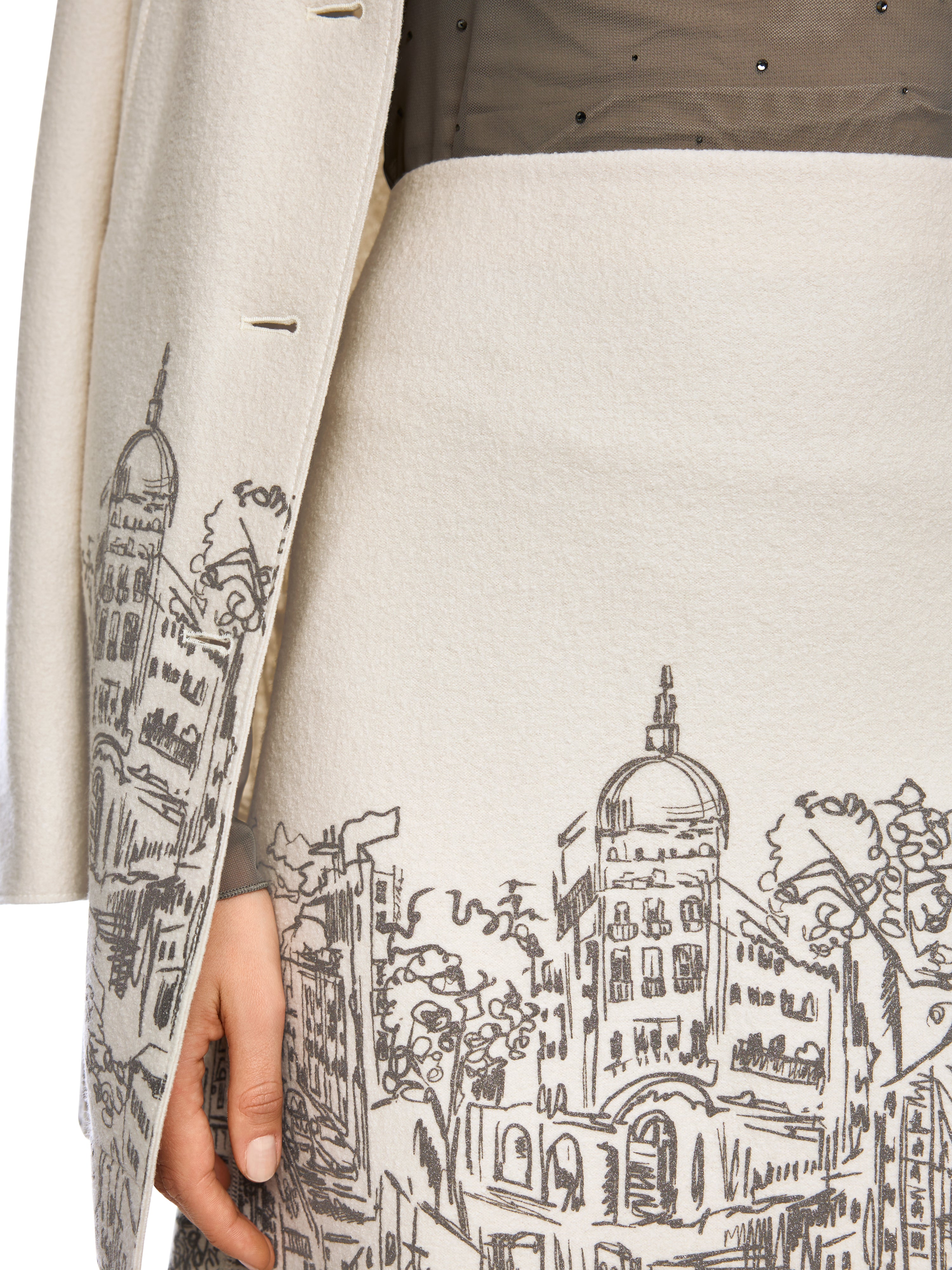 Schurwollrock Knitted in Germany