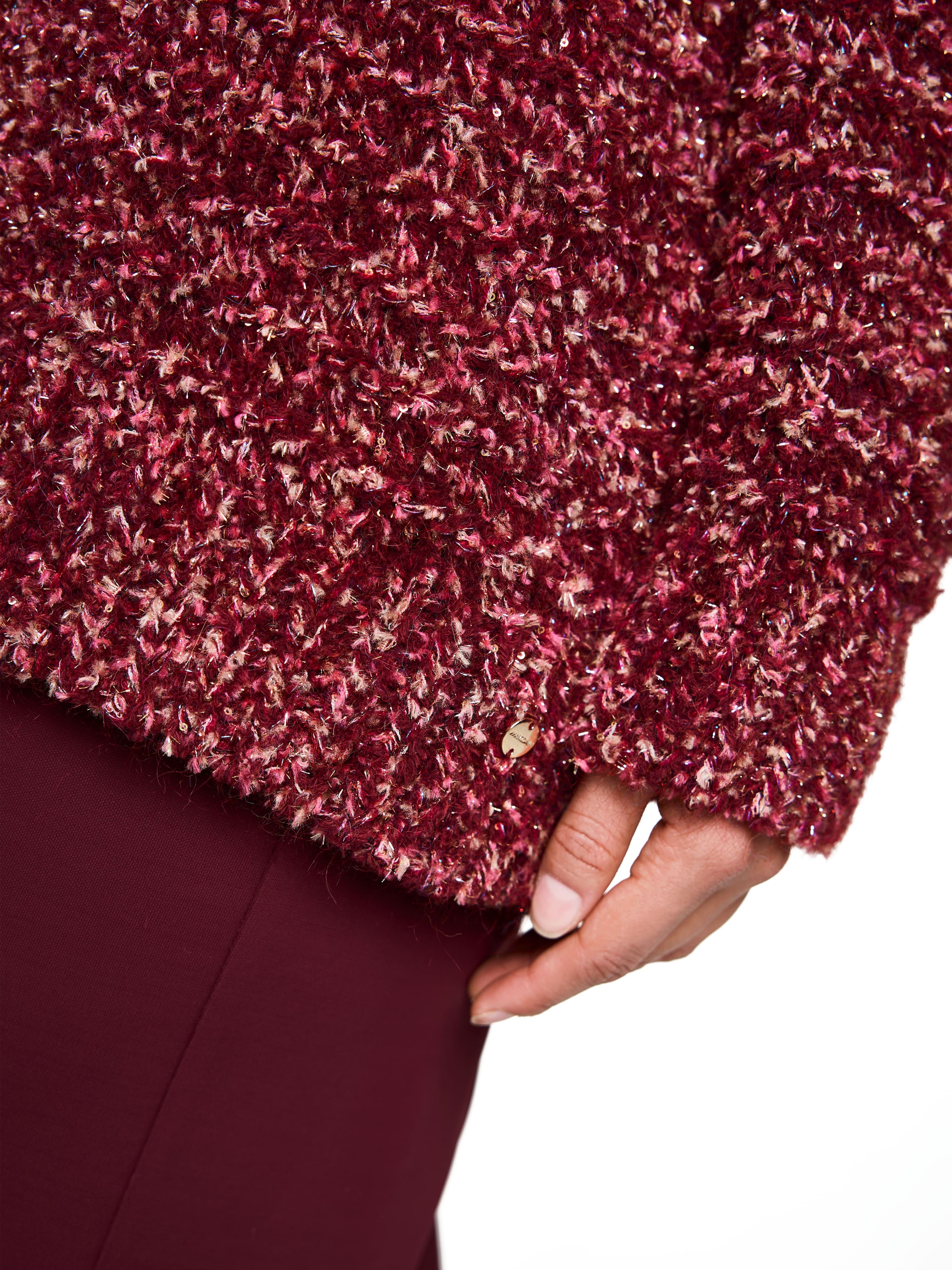 Glitzernder Cardigan Knitted in Germany