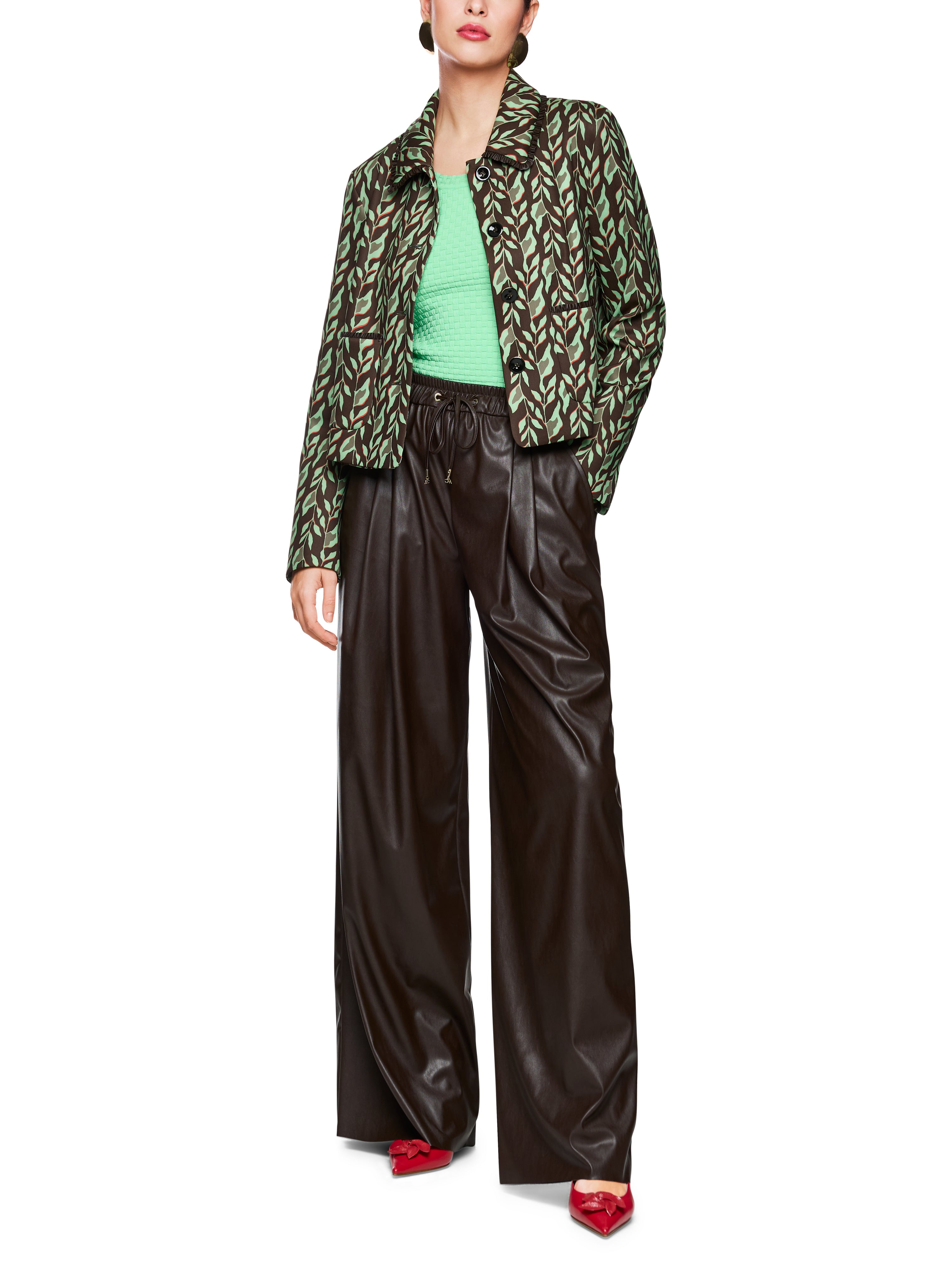 Kurze Jacke aus Scuba-Jersey