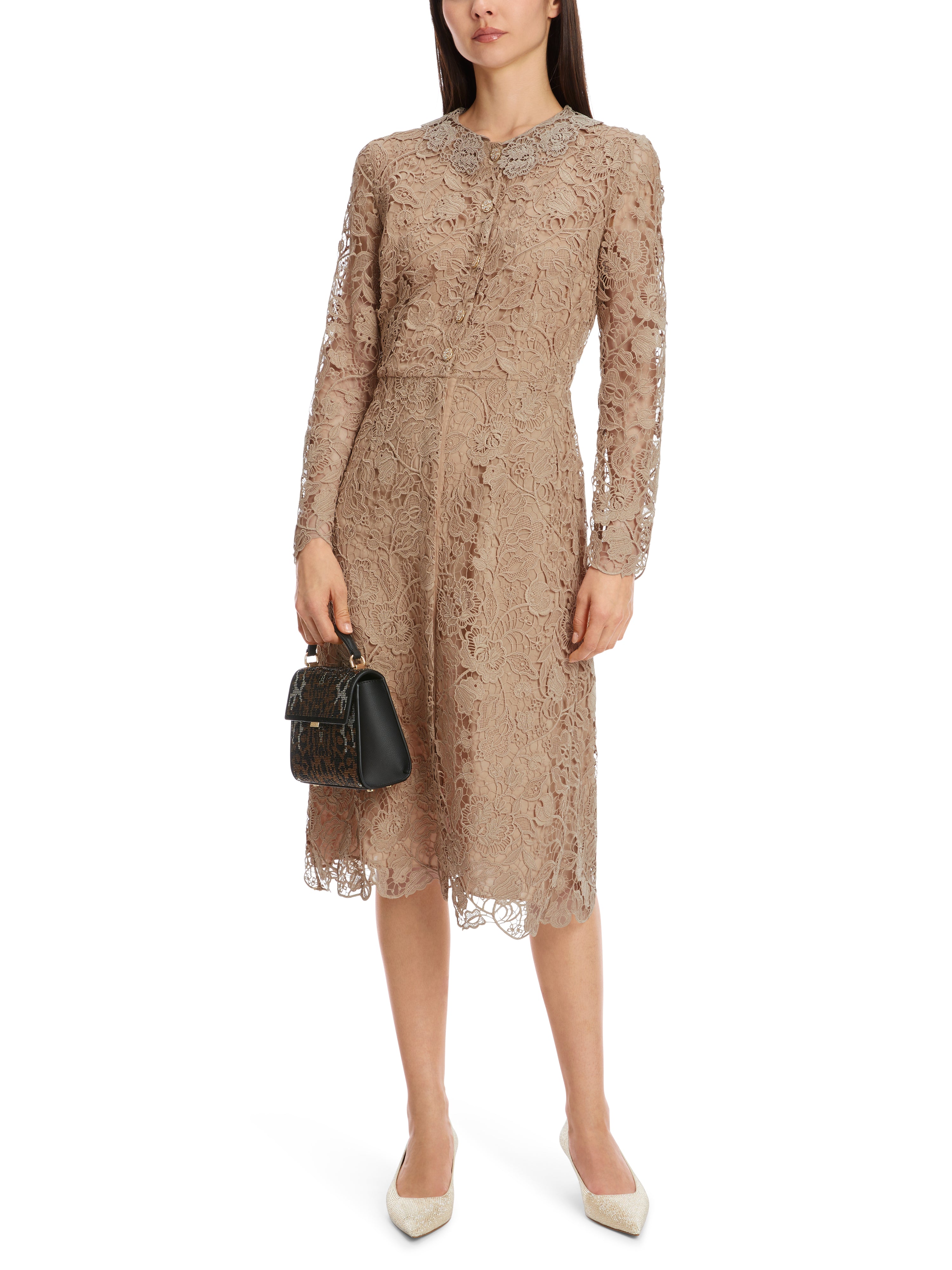 Marc Cain-Kleid mit Guipure-Spitze-Kleider & Röcke-Black-Deal-Outlet-by-ARCHIVIST