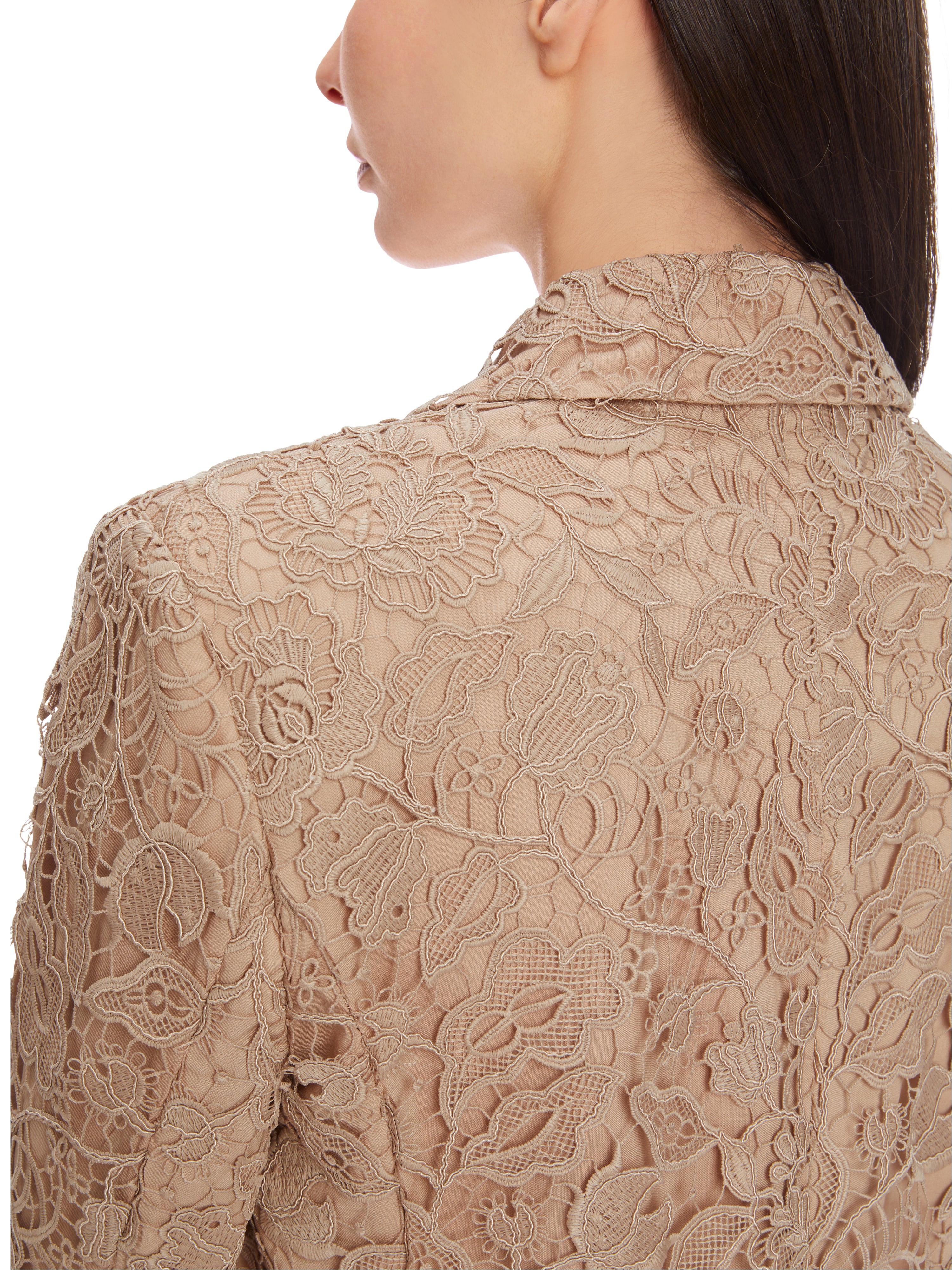 Marc Cain-Blazer in Guipure-Spitze-Jacken & Mäntel-Black-Deal-Outlet-by-ARCHIVIST