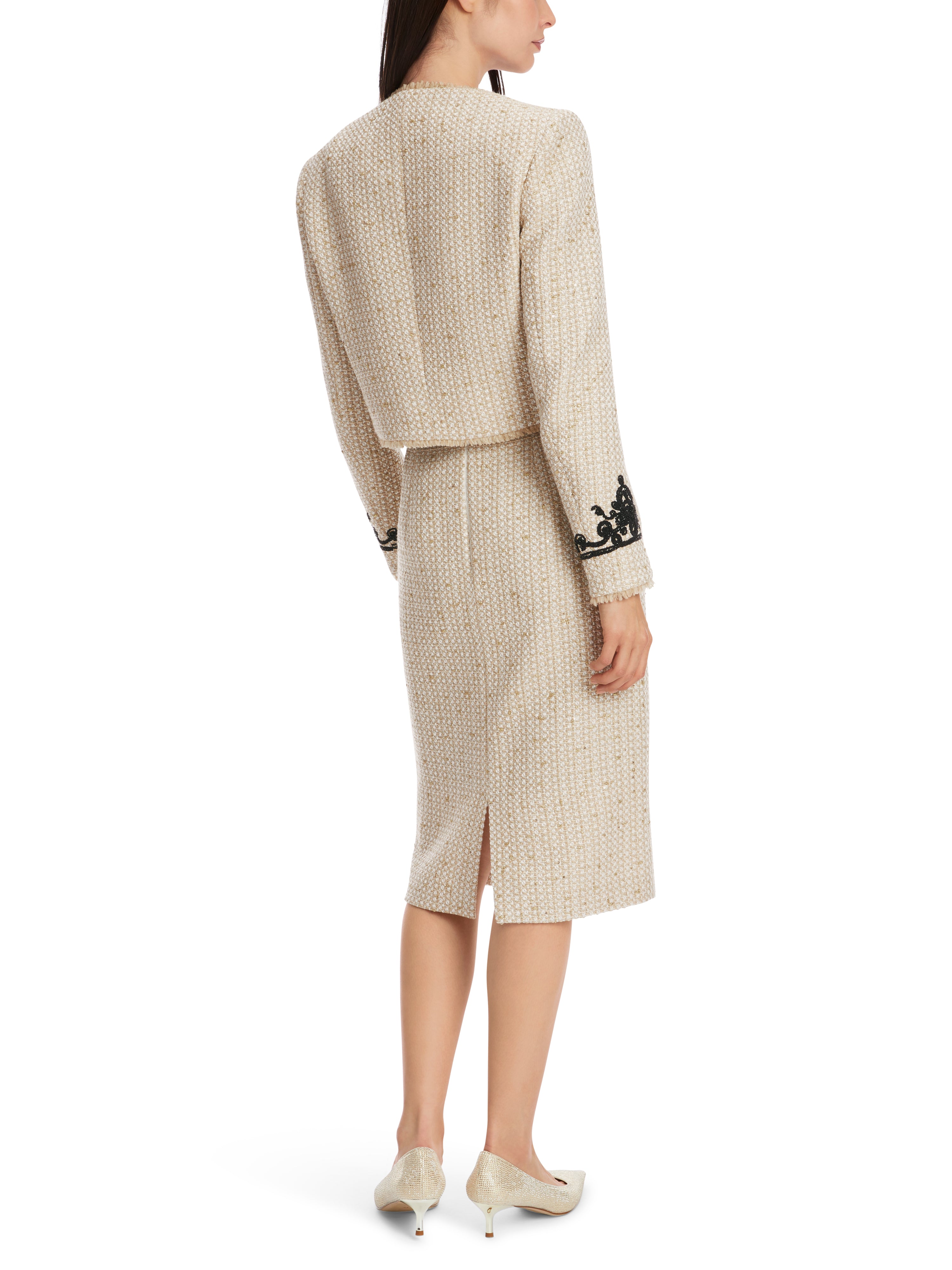 Marc Cain-Rock mit Glitzer-Details-Kleider & Röcke-Black-Deal-Outlet-by-ARCHIVIST