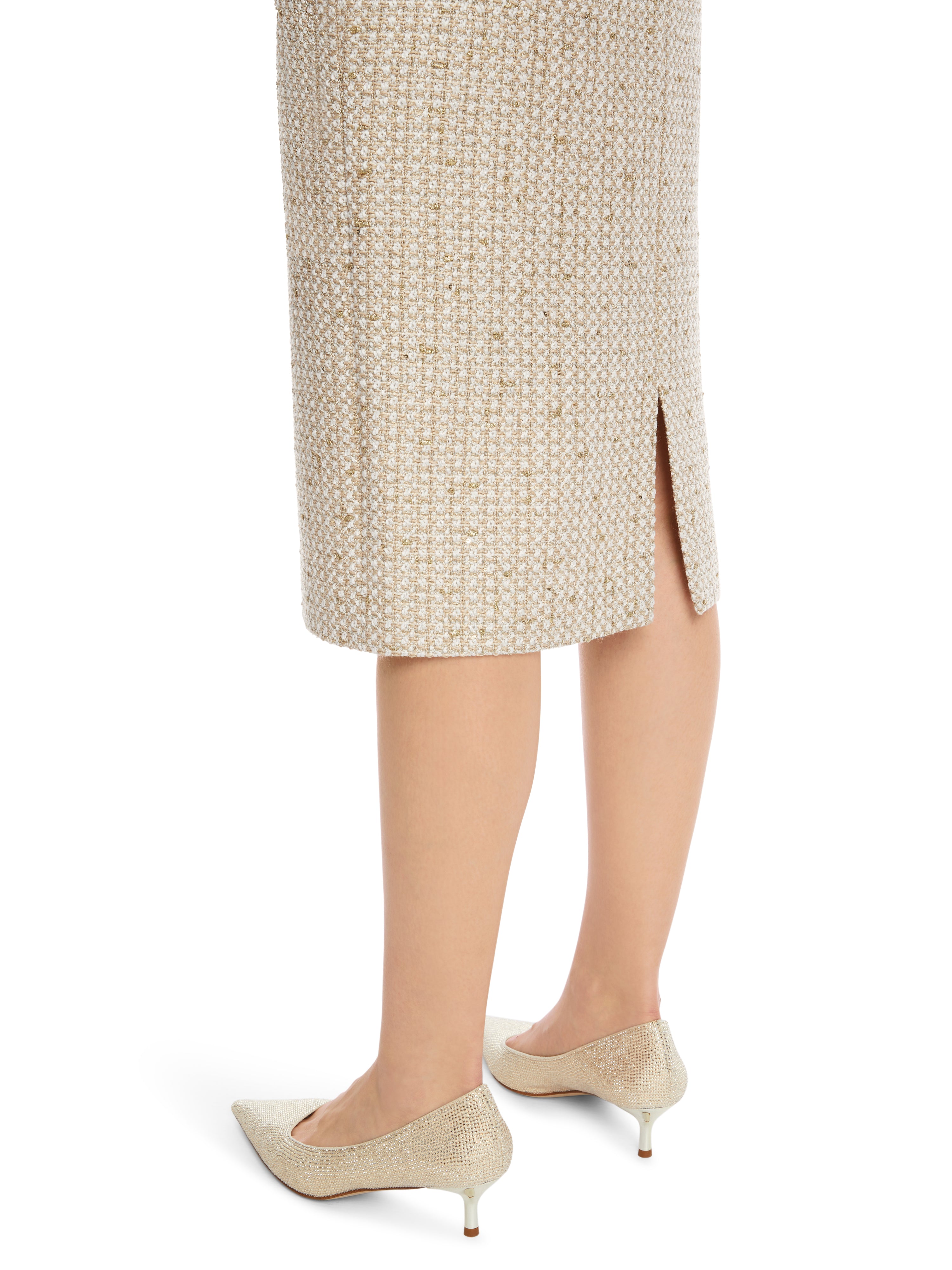 Marc Cain-Rock mit Glitzer-Details-Kleider & Röcke-Black-Deal-Outlet-by-ARCHIVIST