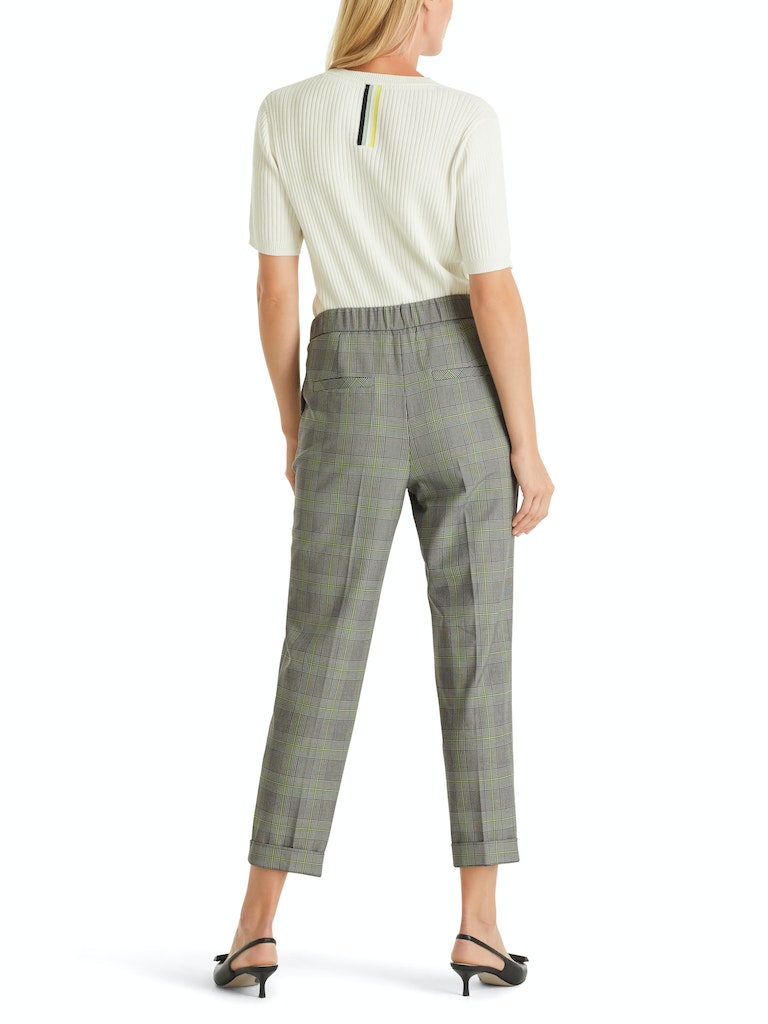 Marc Cain-Hose FUSHUN in feinem Sixties Karo-Hosen-Black-Deal-Outlet-by-ARCHIVIST