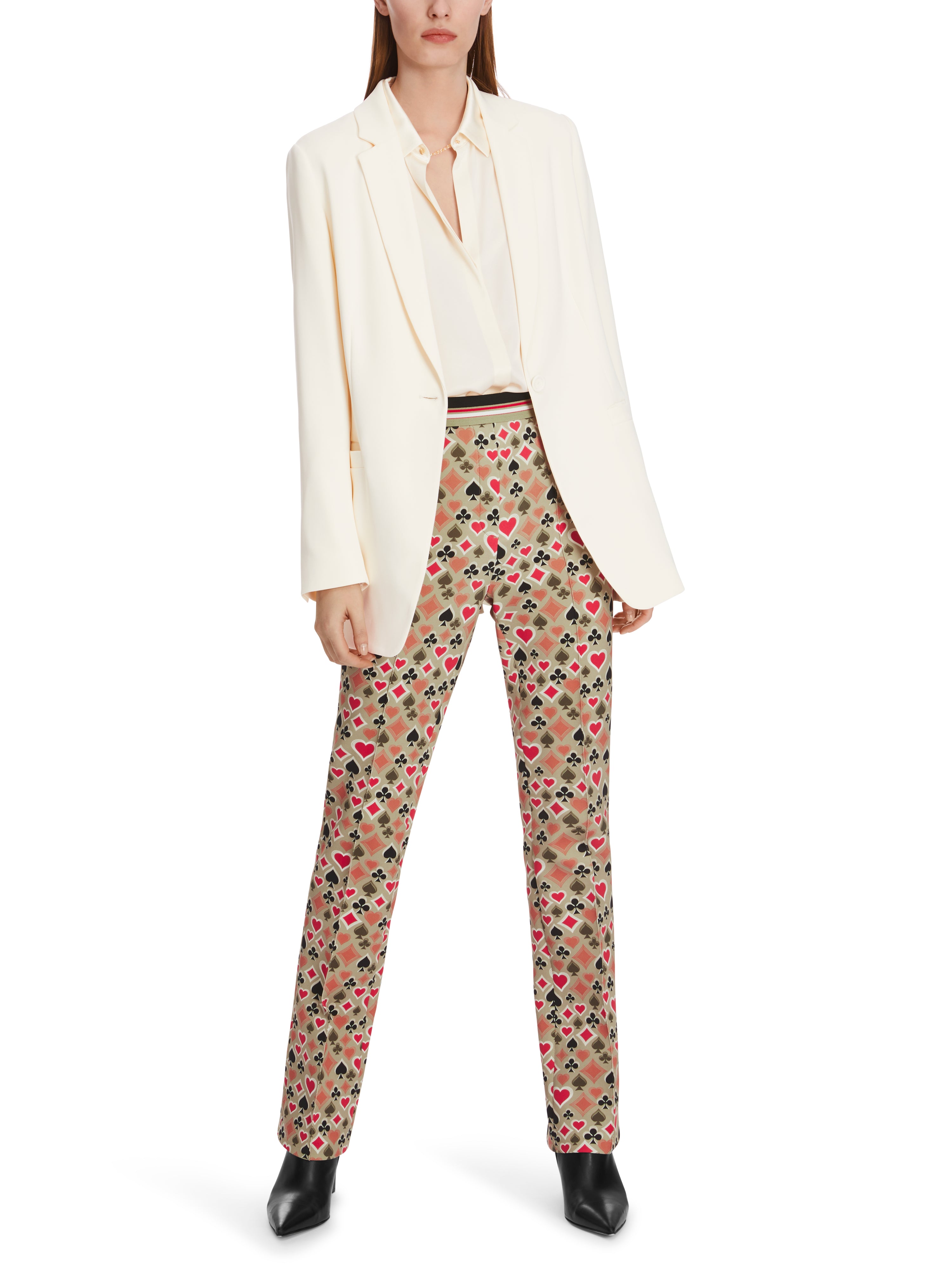 Marc Cain-Modell FREDERICA - Hose aus Scuba-Jersey-Hosen-Black-Deal-Outlet-by-ARCHIVIST