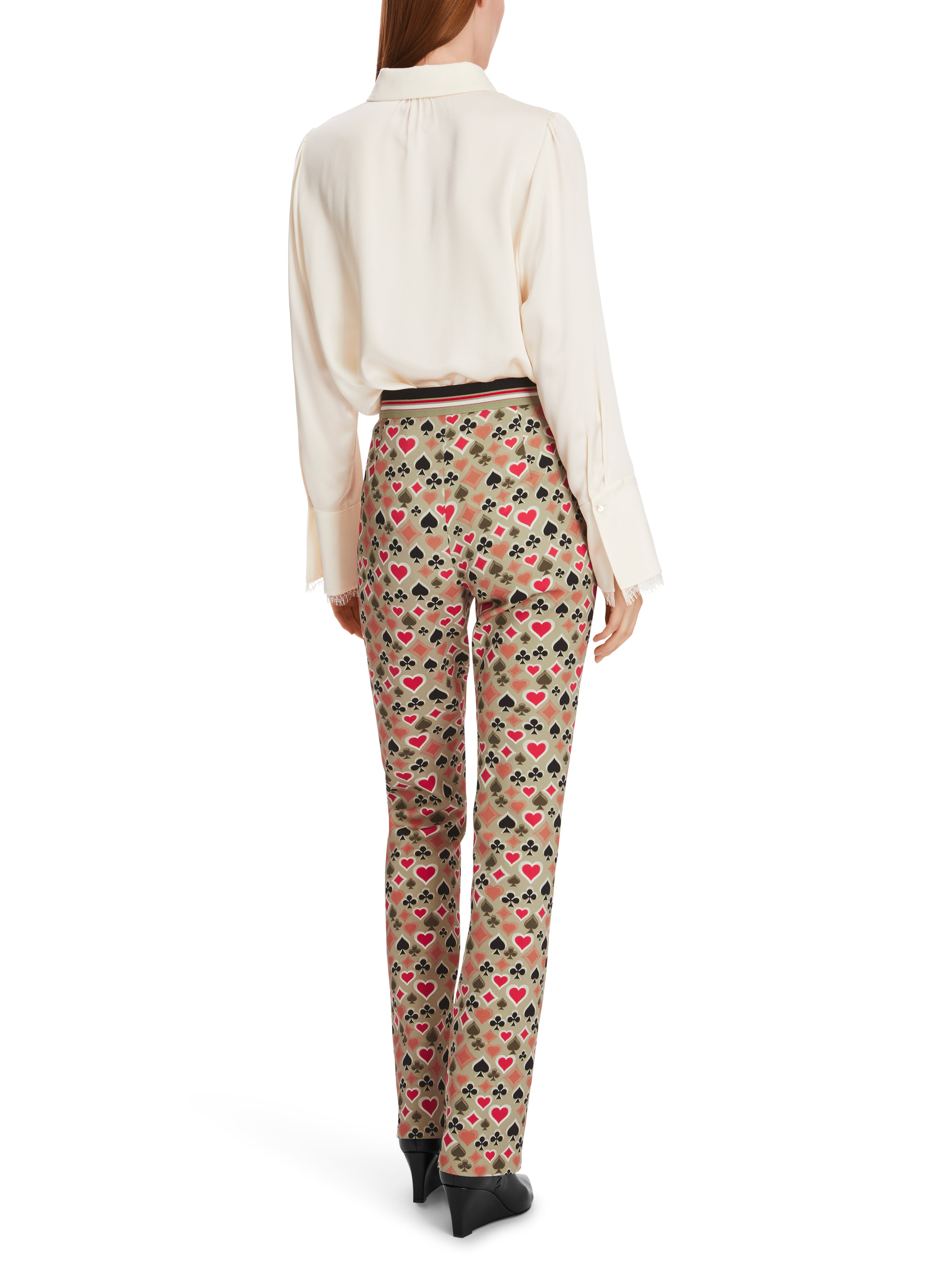 Marc Cain-Modell FREDERICA - Hose aus Scuba-Jersey-Hosen-Black-Deal-Outlet-by-ARCHIVIST