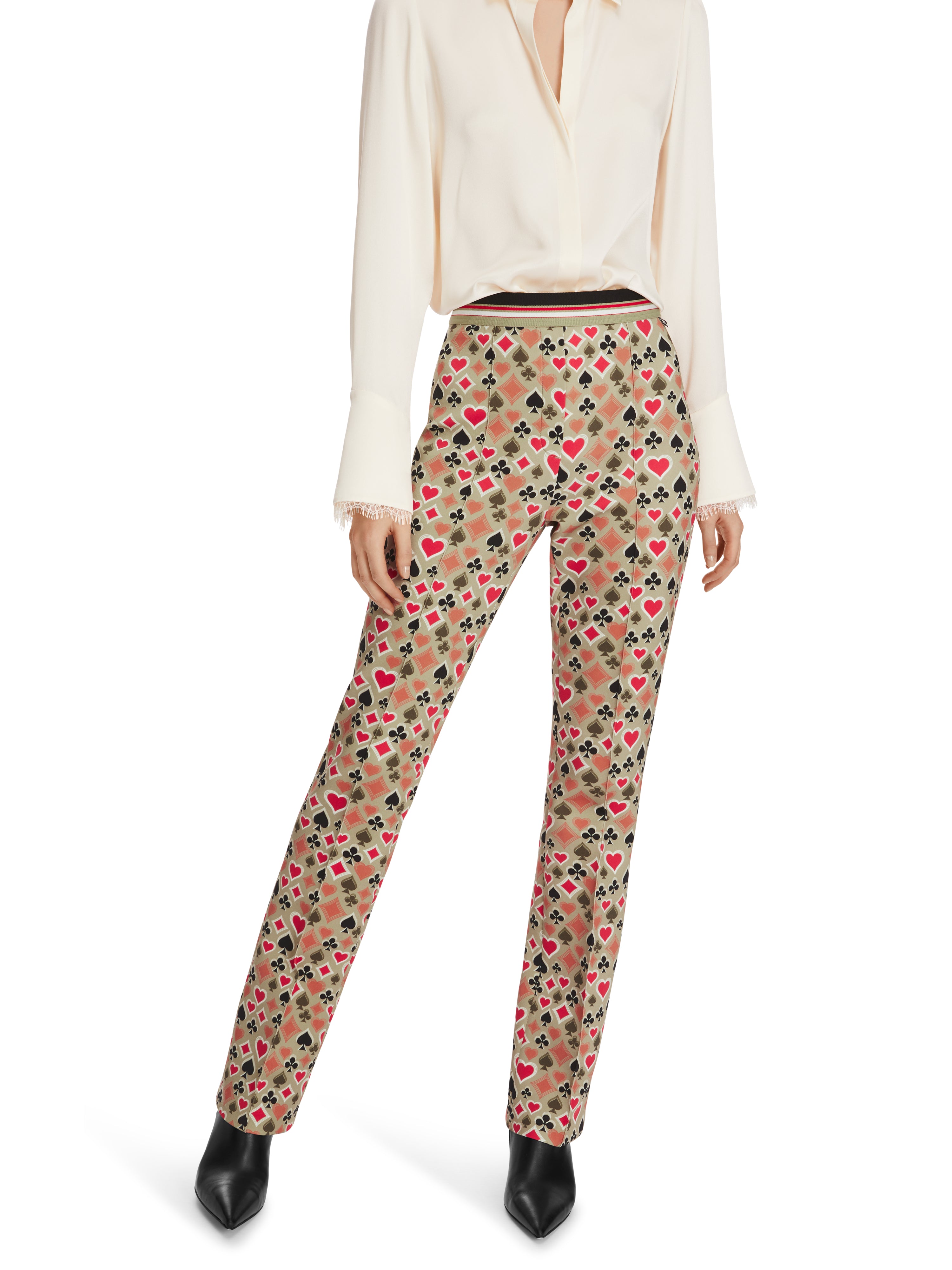 Marc Cain-Modell FREDERICA - Hose aus Scuba-Jersey-Hosen-Black-Deal-Outlet-by-ARCHIVIST