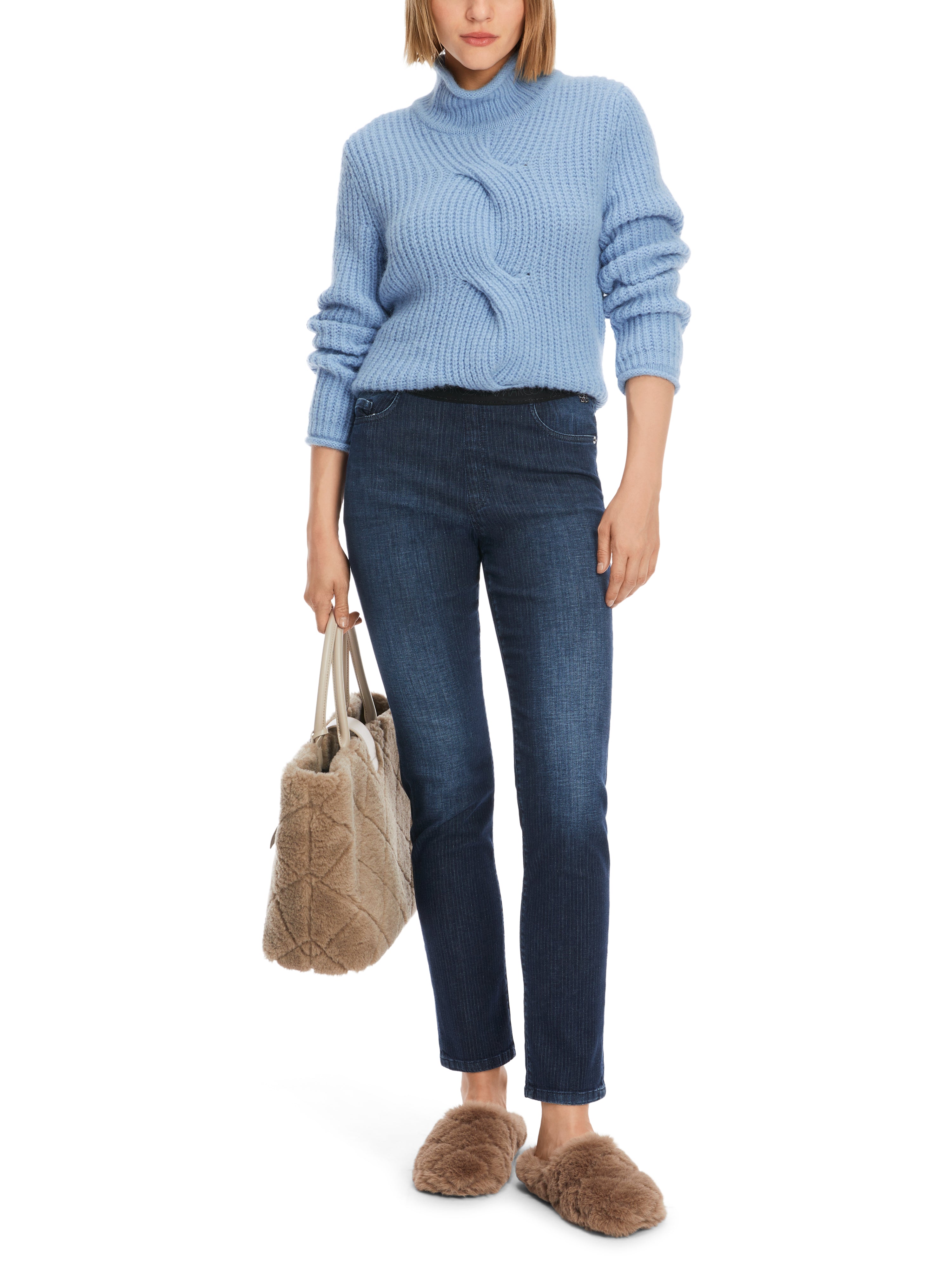 Marc Cain-Modell SIENA Schlupfhose in Denim-Hosen-Black-Deal-Outlet-by-ARCHIVIST