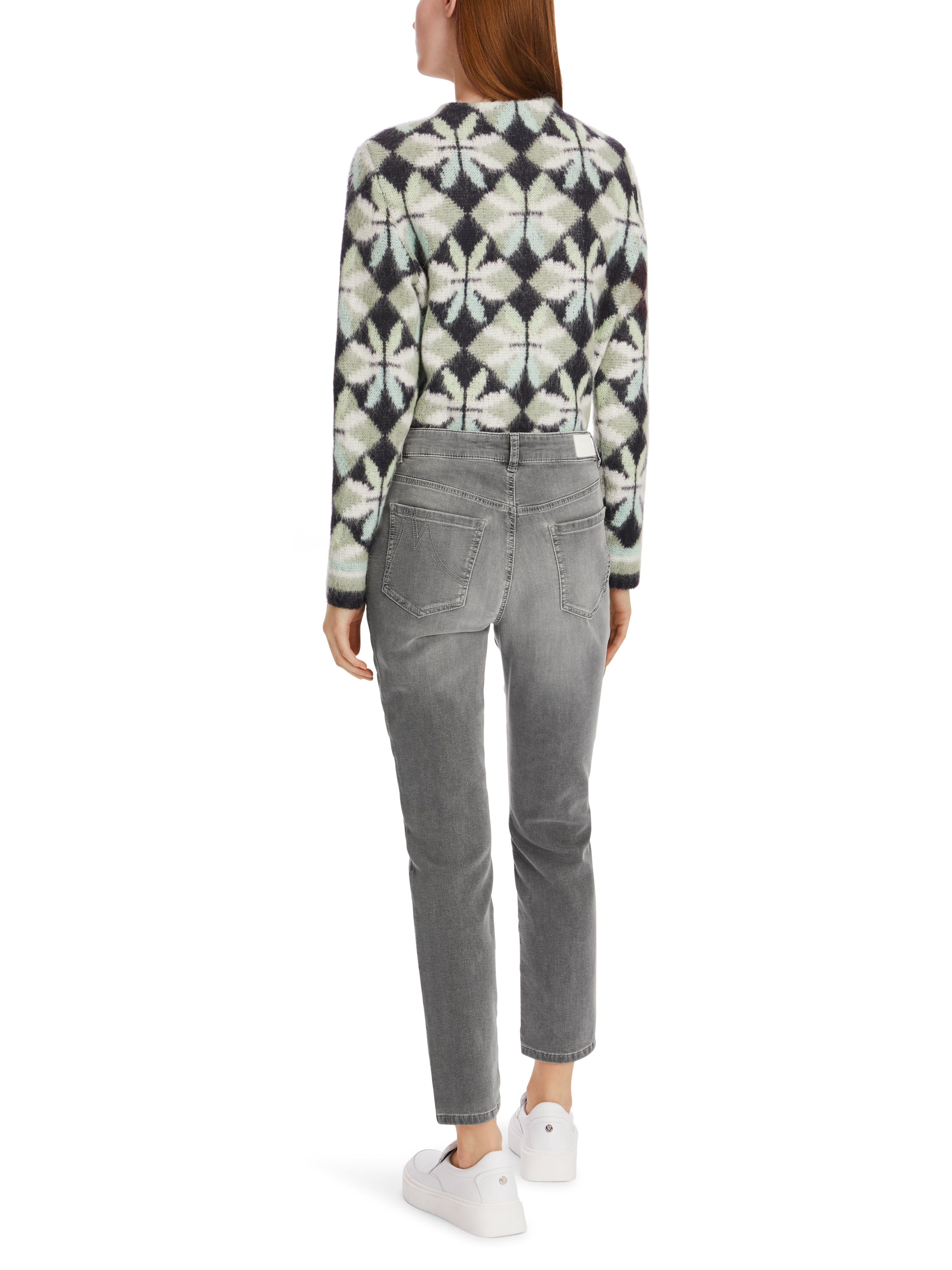 Marc Cain-Jeans SILEA in samtweichem Cottonstretch-Hosen-Black-Deal-Outlet-by-ARCHIVIST