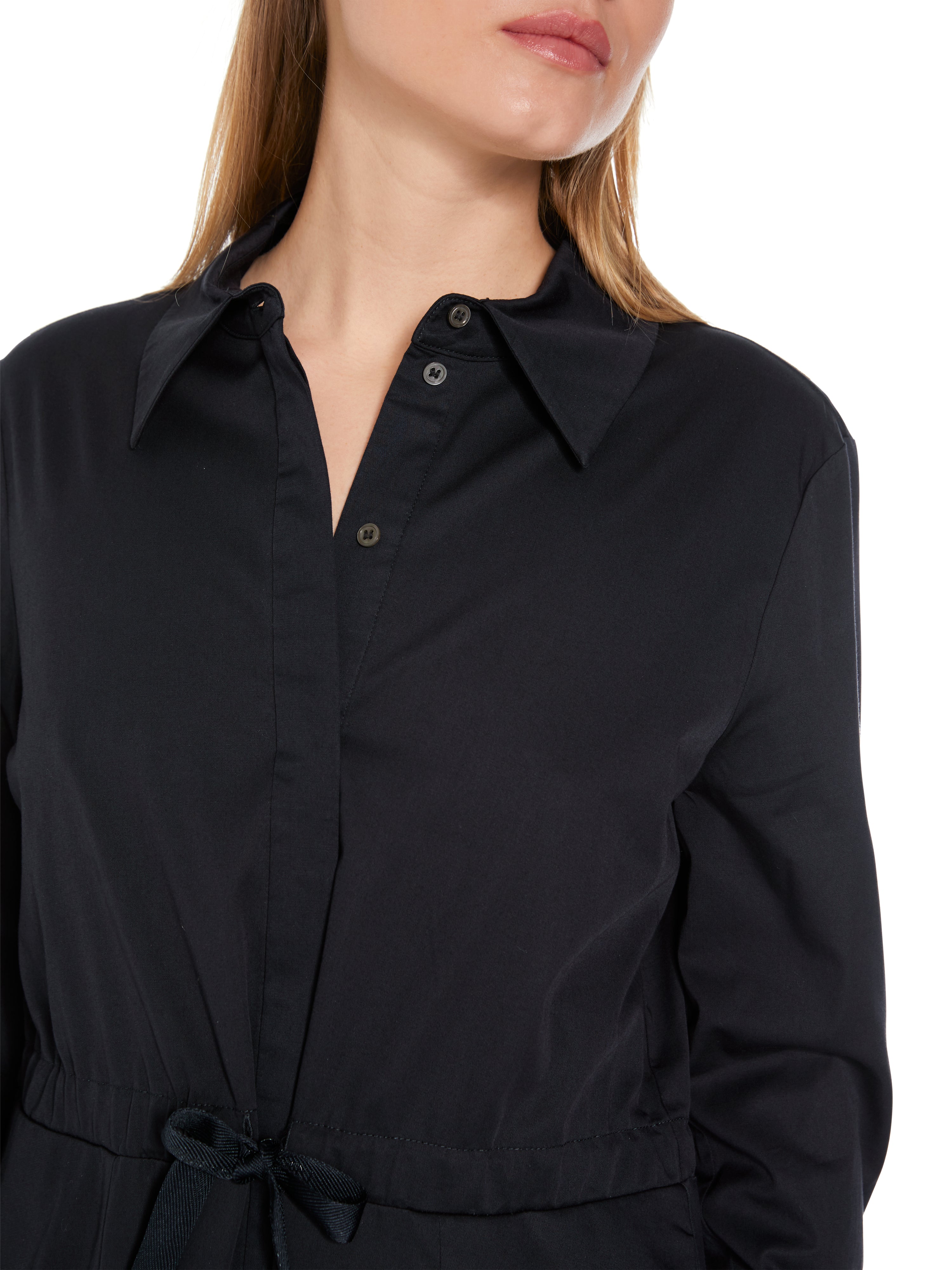 Marc Cain-Hemdblusenkleid mit Stoffgürtel-Kleider & Röcke-Black-Deal-Outlet-by-ARCHIVIST