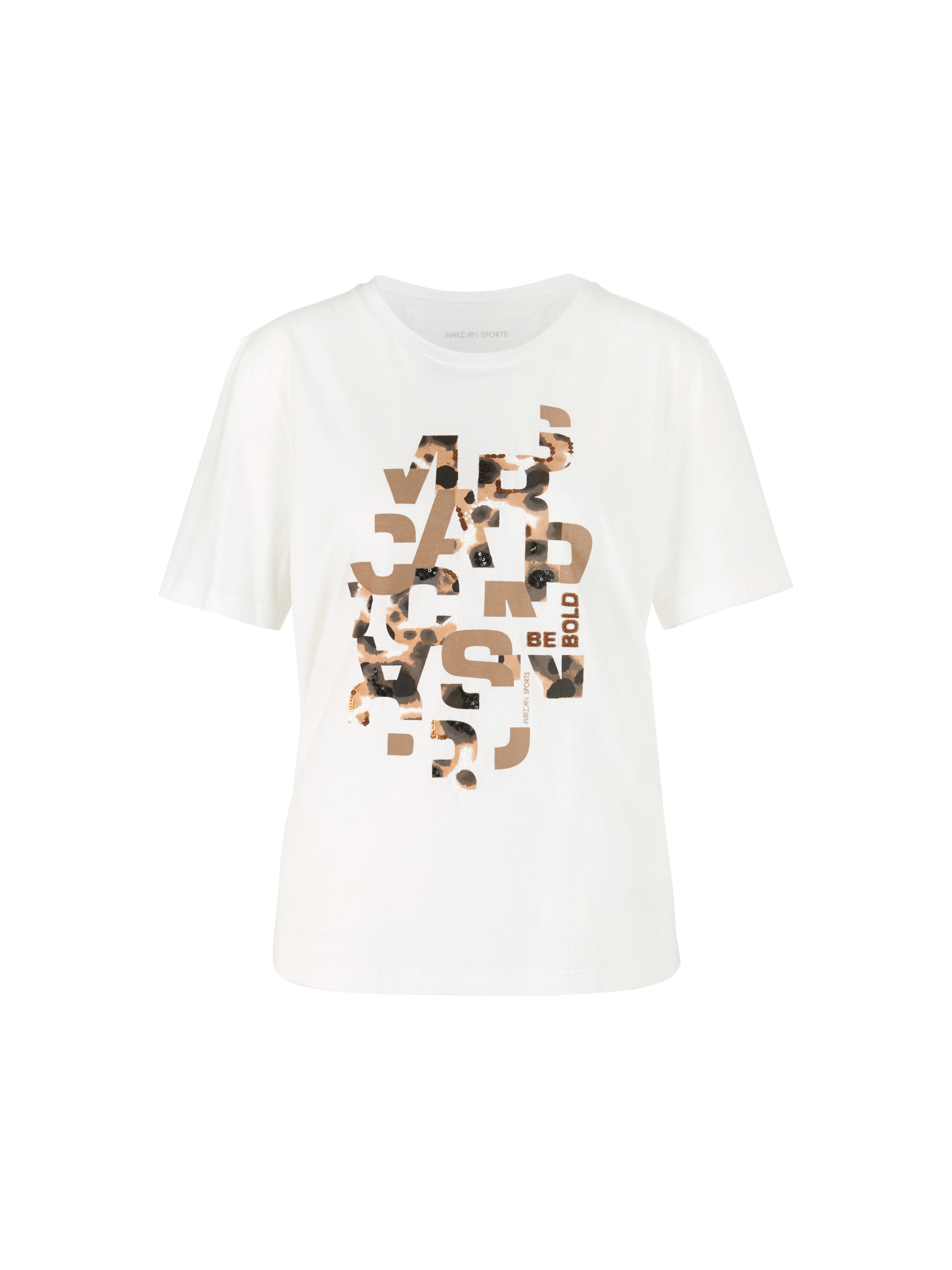 Marc Cain-T-Shirt mit Leo- und Letter-Print-ARCHIVIST