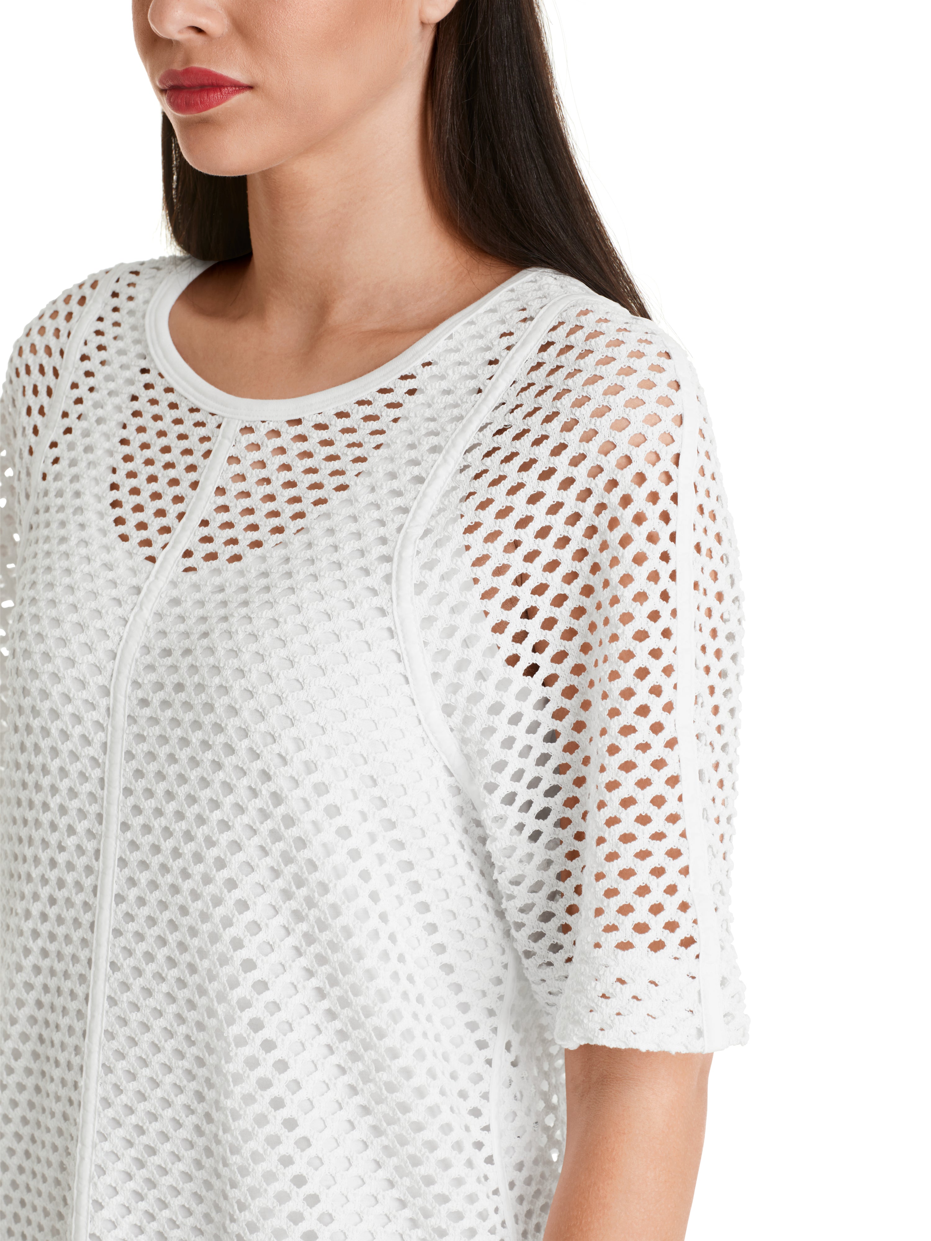 Marc Cain-Legeres Netzkleid-Kleider & Röcke-Black-Deal-Outlet-by-ARCHIVIST