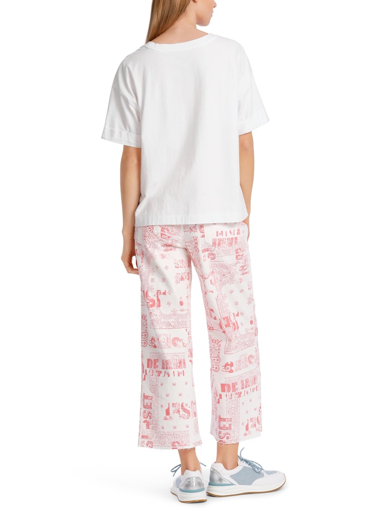 Marc Cain-T-Shirt mit Lochstickerei-Shirts-Black-Deal-Outlet-by-ARCHIVIST