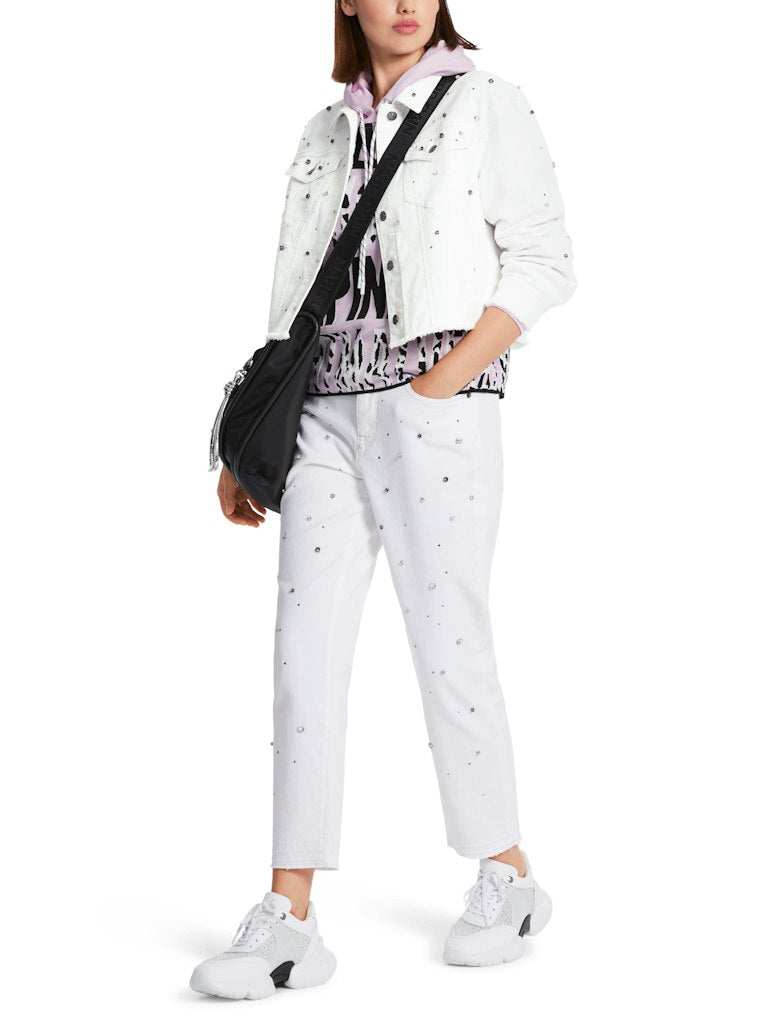 Marc Cain-Jeansjacke "Rethink Together"-Jacken & Mäntel-Black-Deal-Outlet-by-ARCHIVIST