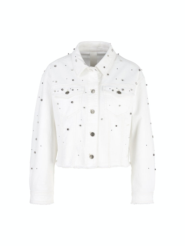 Marc Cain-Jeansjacke "Rethink Together"-Jacken & Mäntel-Black-Deal-Outlet-by-ARCHIVIST