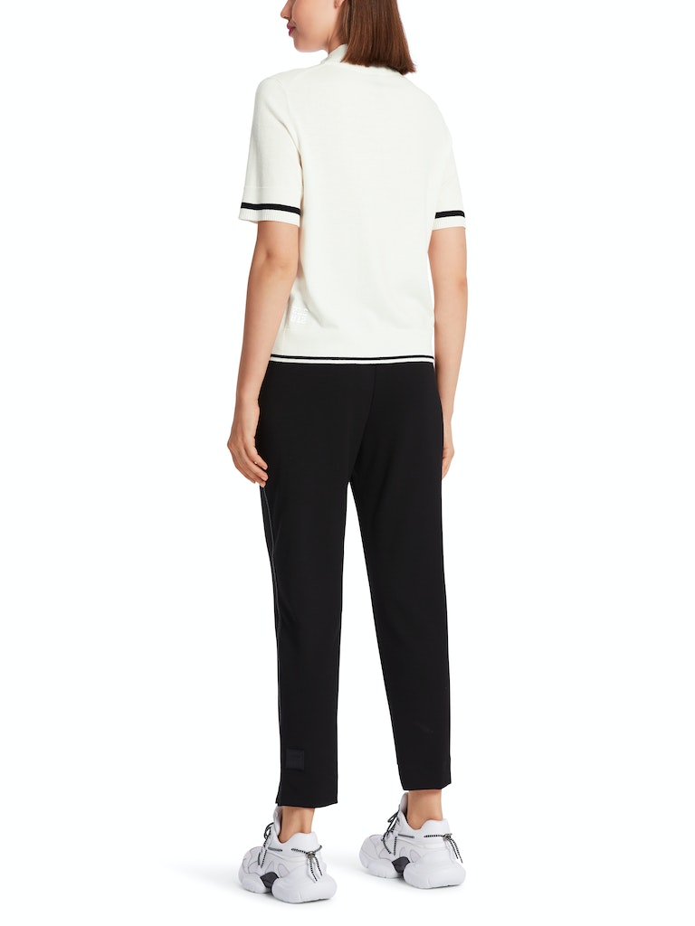 Sweater mit Zipp "Rethink Together"