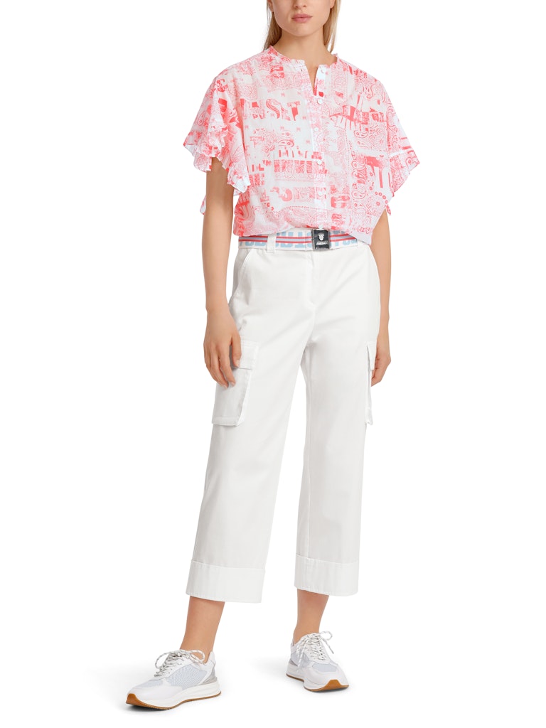 Marc Cain-Bluse mit Volantärmeln-Hemden & Blusen-Black-Deal-Outlet-by-ARCHIVIST