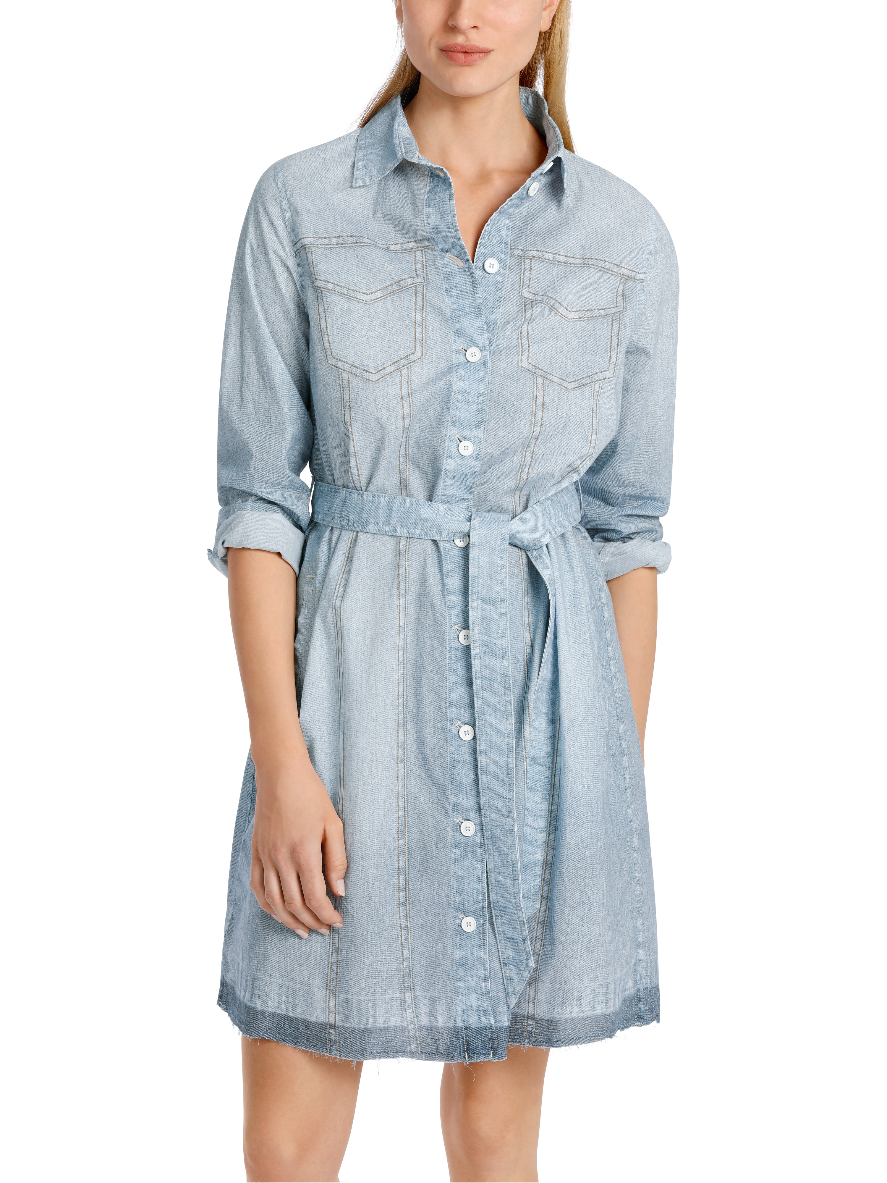 Leichtes Kleid im Denim-Look