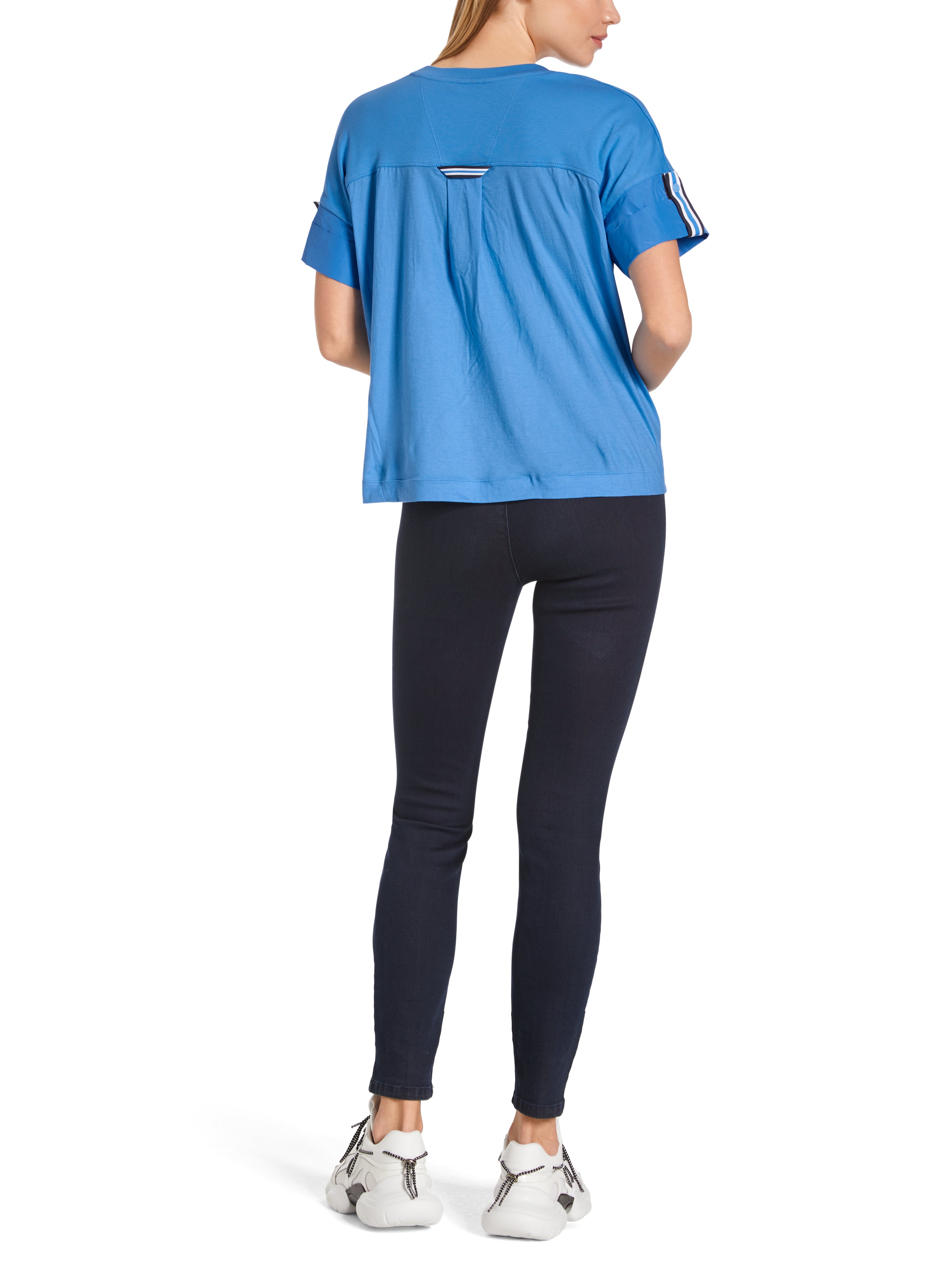 Marc Cain-T-Shirt im Materialmix-Shirts-Black-Deal-Outlet-by-ARCHIVIST