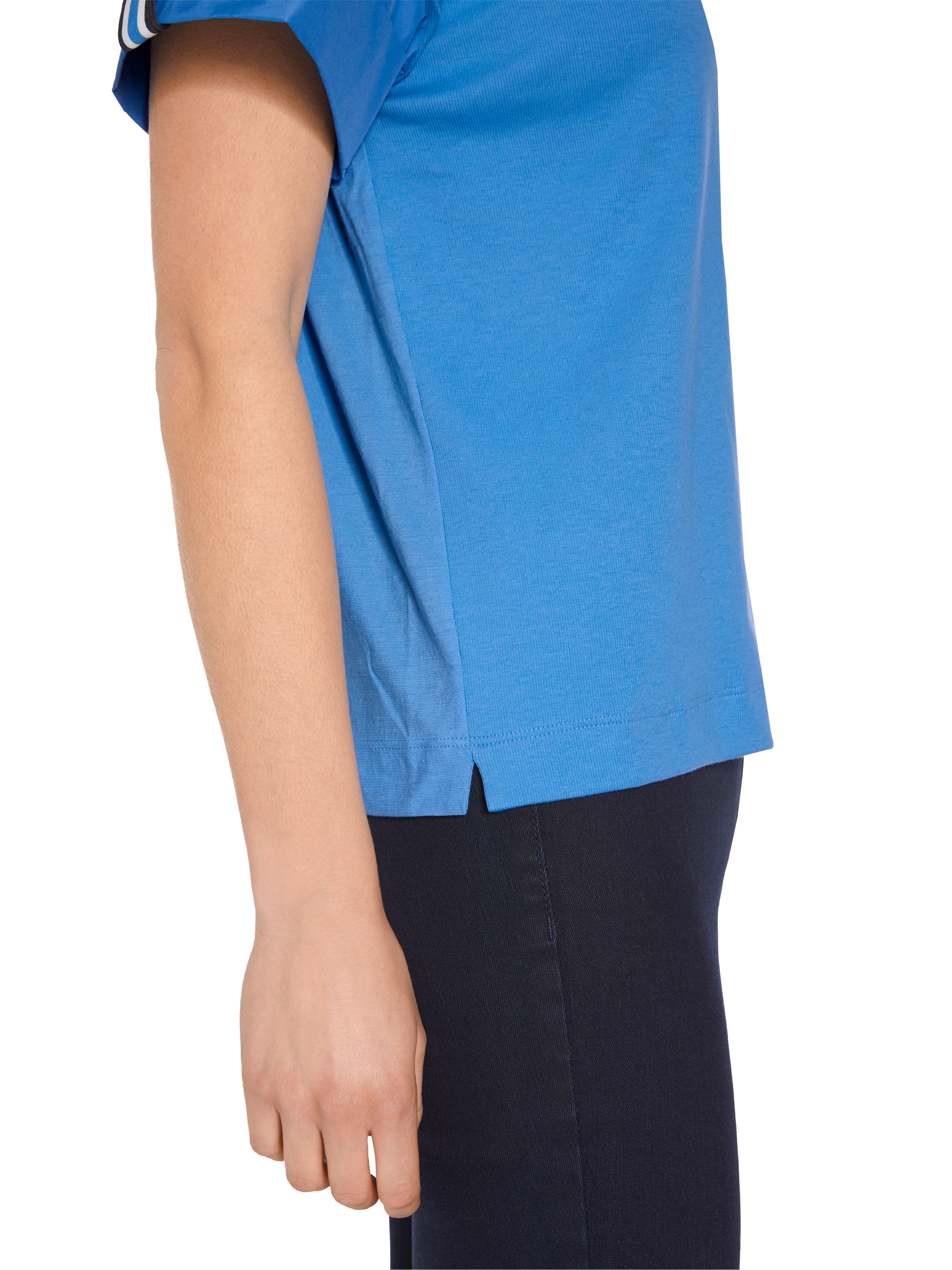 Marc Cain-T-Shirt im Materialmix-Shirts-Black-Deal-Outlet-by-ARCHIVIST