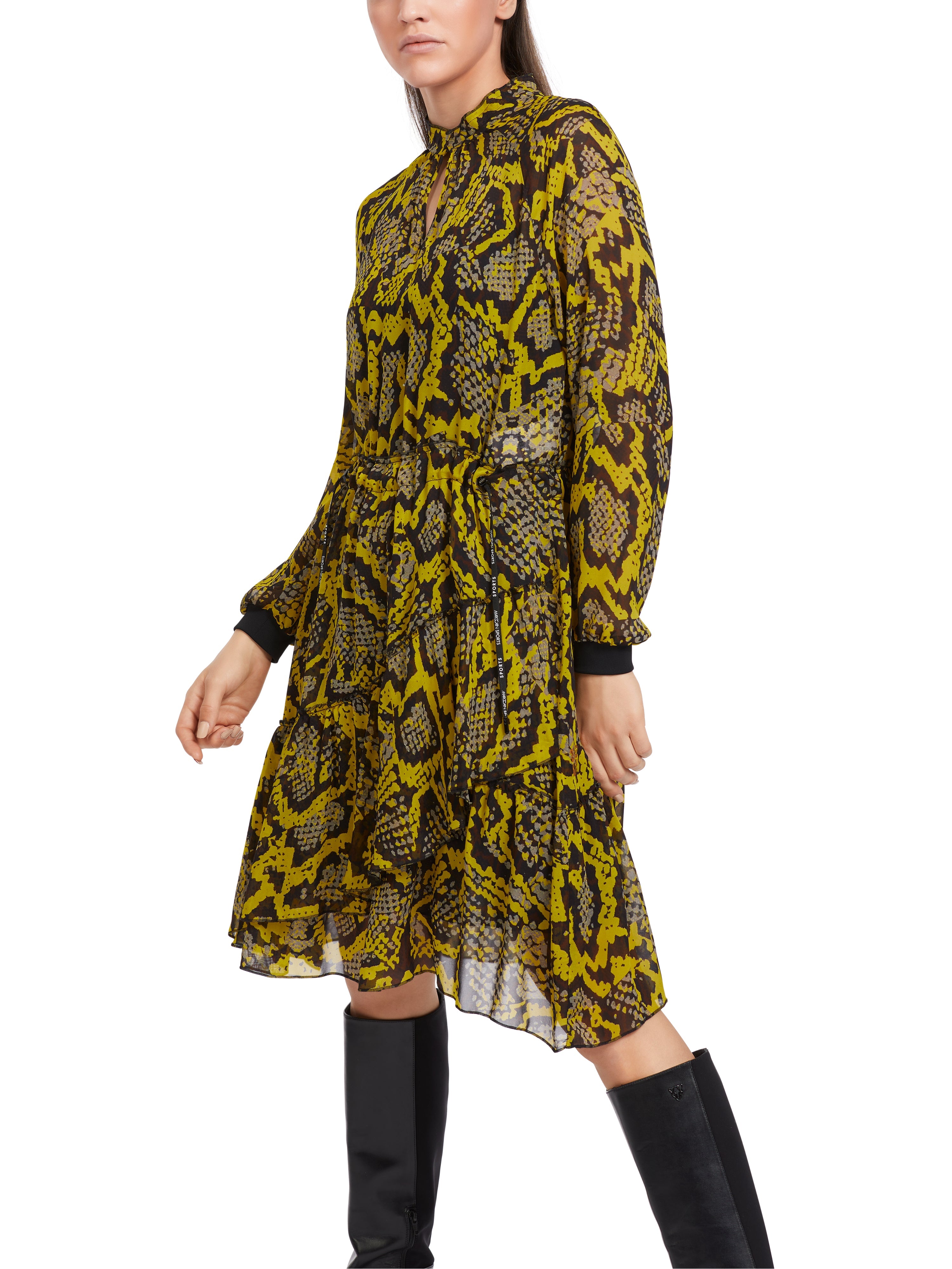 Kleid mit fantasievollem Kroko-Print