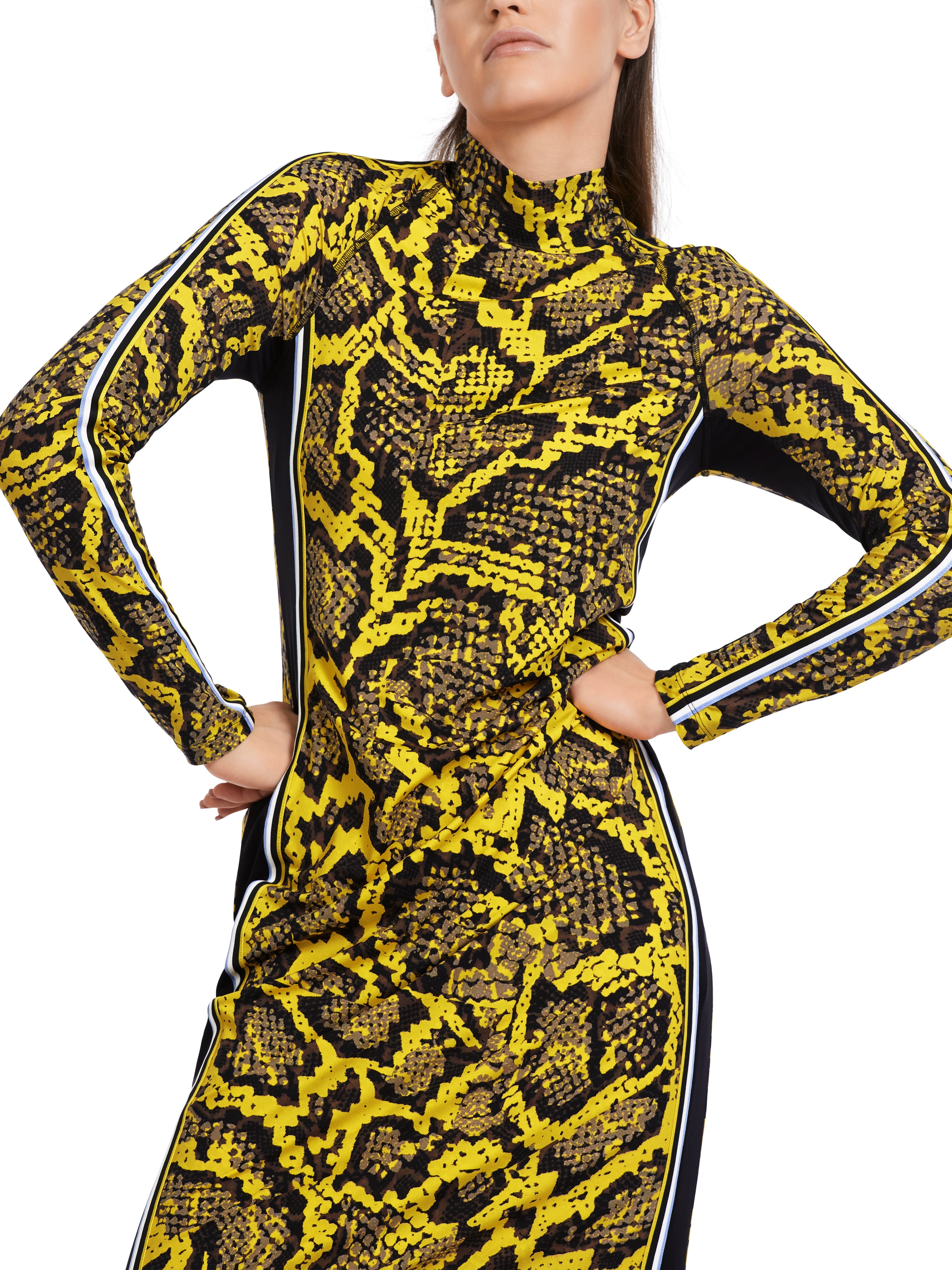 Kleid im Kroko-Print