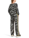 Marc Cain-Bluse mit Zebra- und Leo-Print-ARCHIVIST