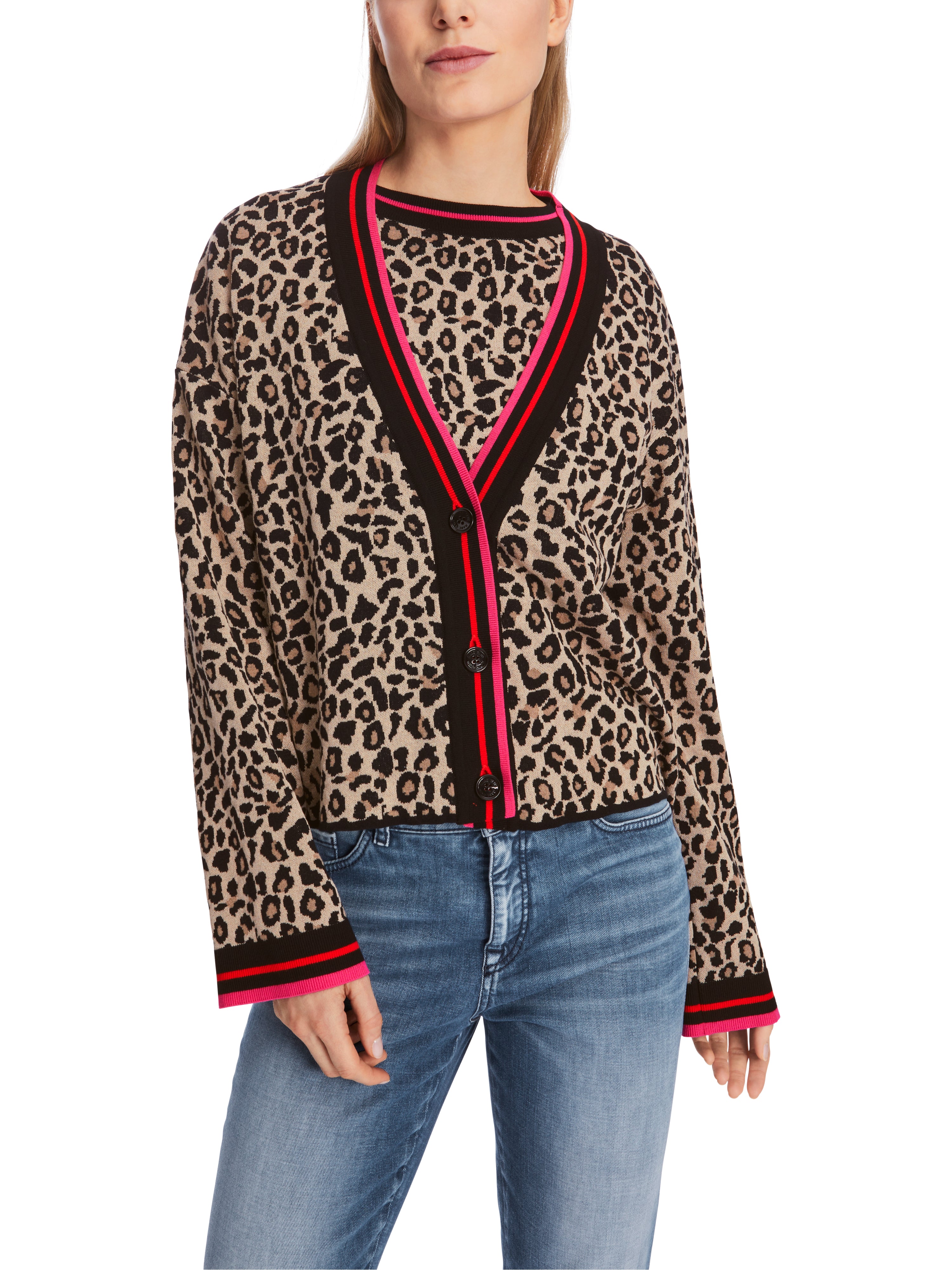 Marc Cain-Cardigan Knitted in Germany-Strick & Pullover-Black-Deal-Outlet-by-ARCHIVIST