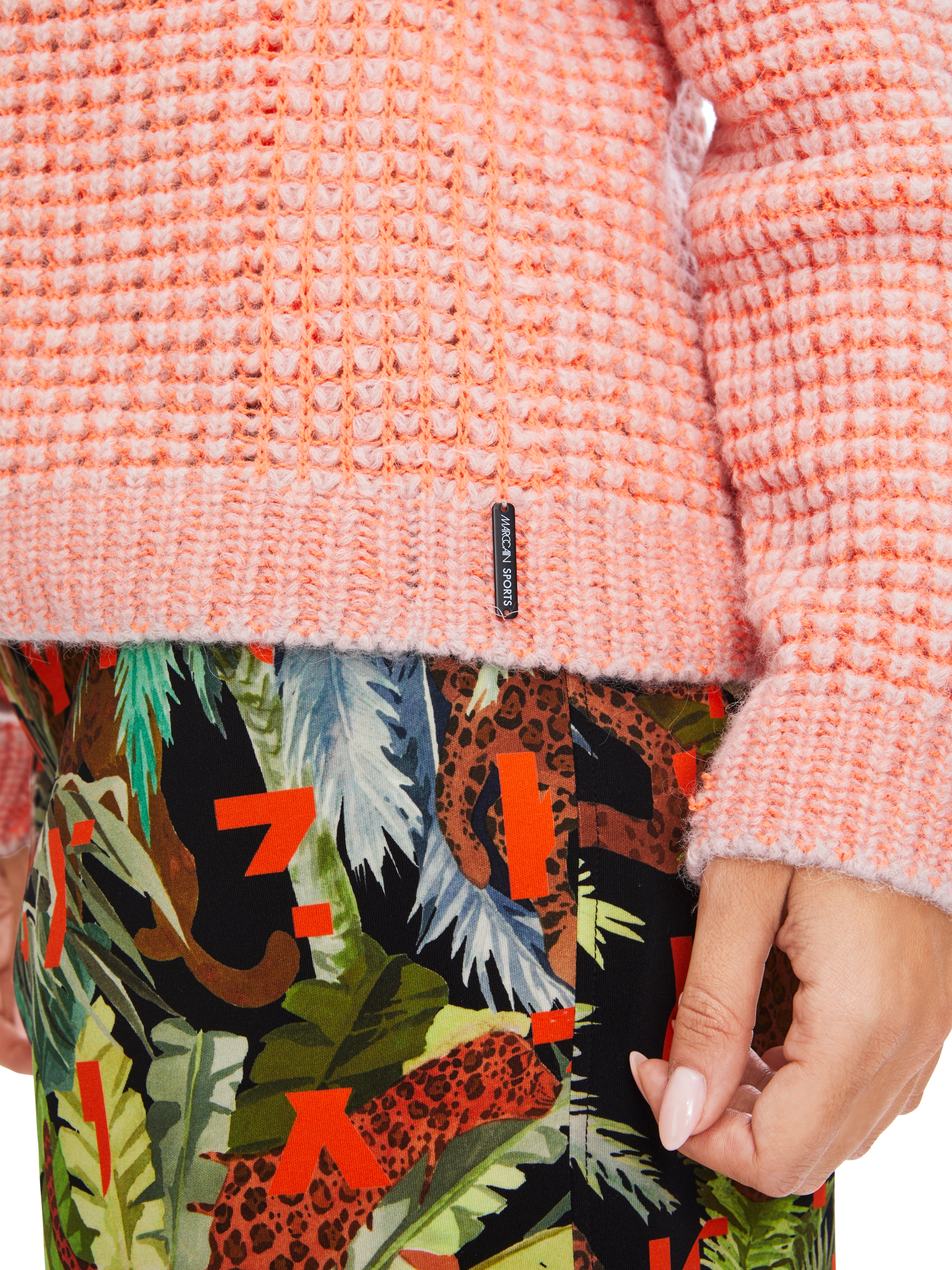 Marc Cain-Gestrickter Sweater 100% Made in Germany-Strick & Pullover-Black-Deal-Outlet-by-ARCHIVIST