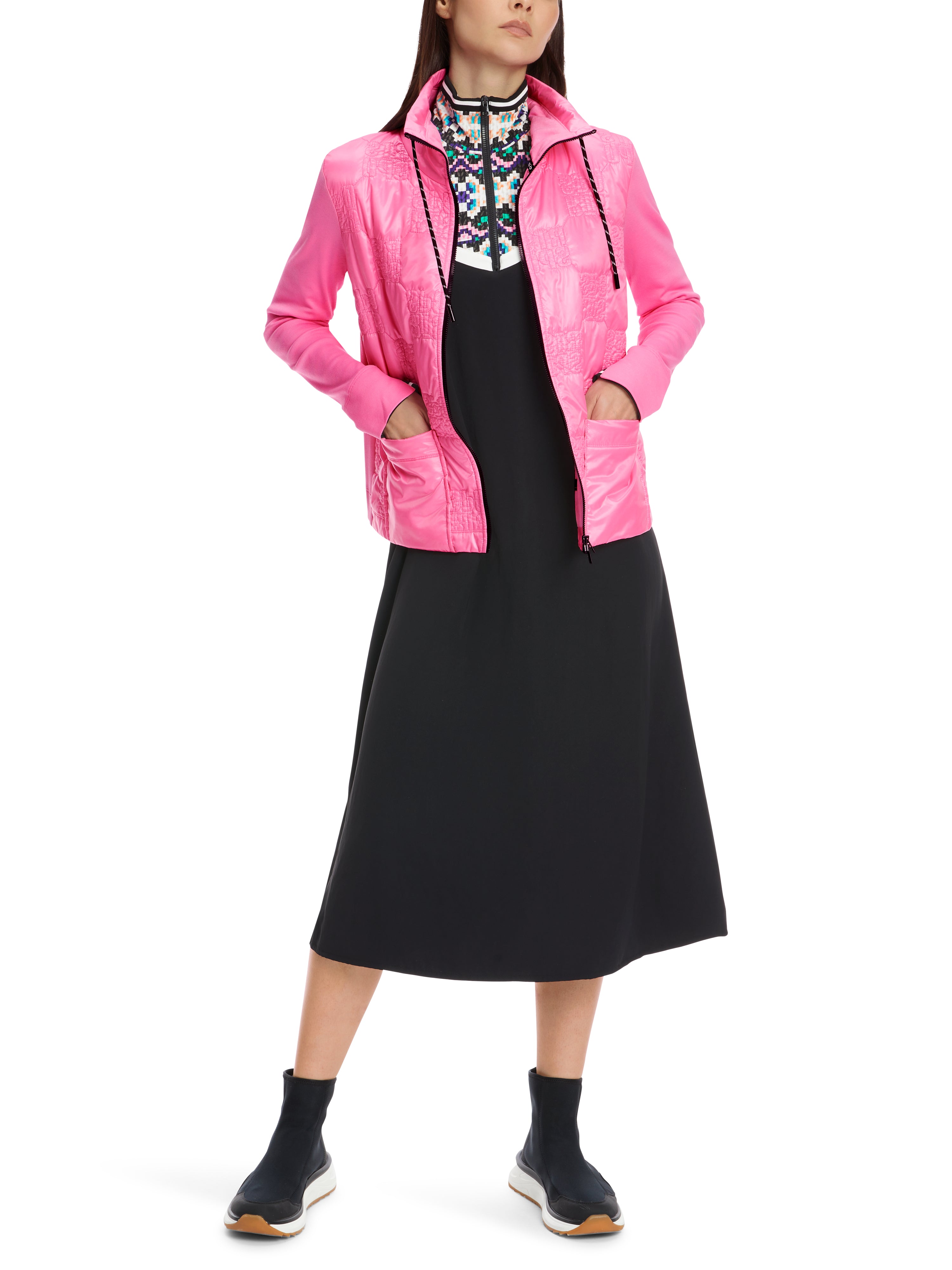 Wattierte Jacke mit gestepptem Oberstoff