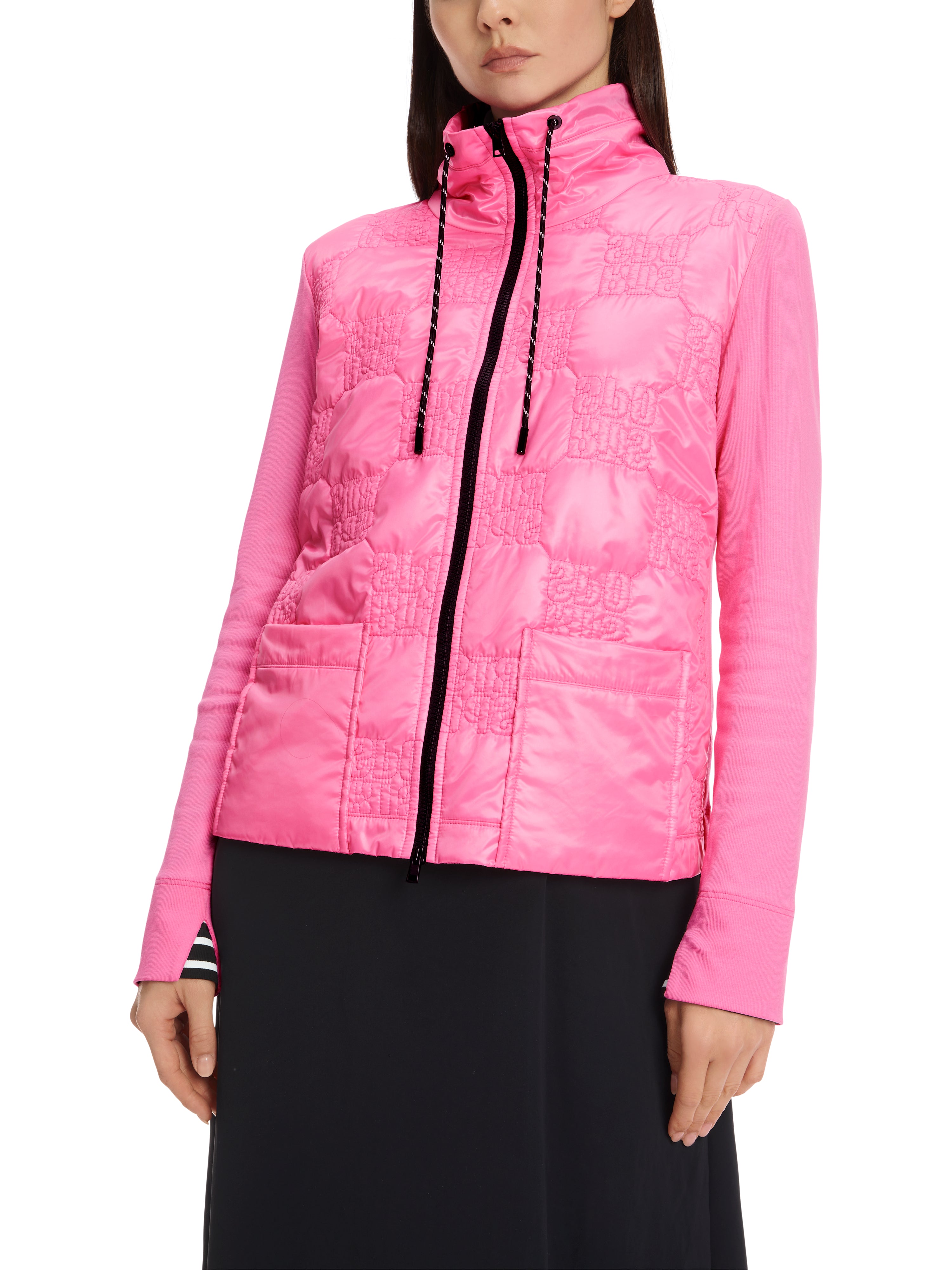 Wattierte Jacke mit gestepptem Oberstoff