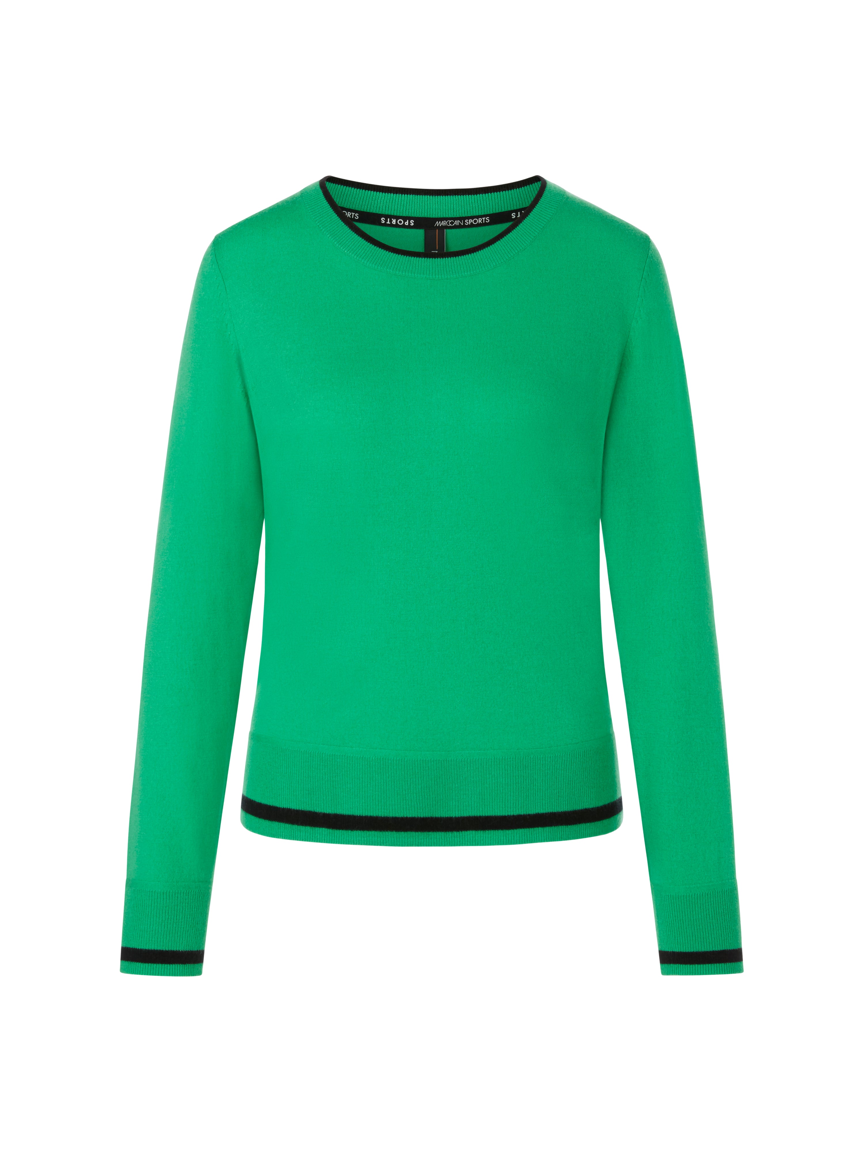 Marc Cain-Crew-Neck-Pullover "Rethink Together"-Strick & Pullover-Black-Deal-Outlet-by-ARCHIVIST