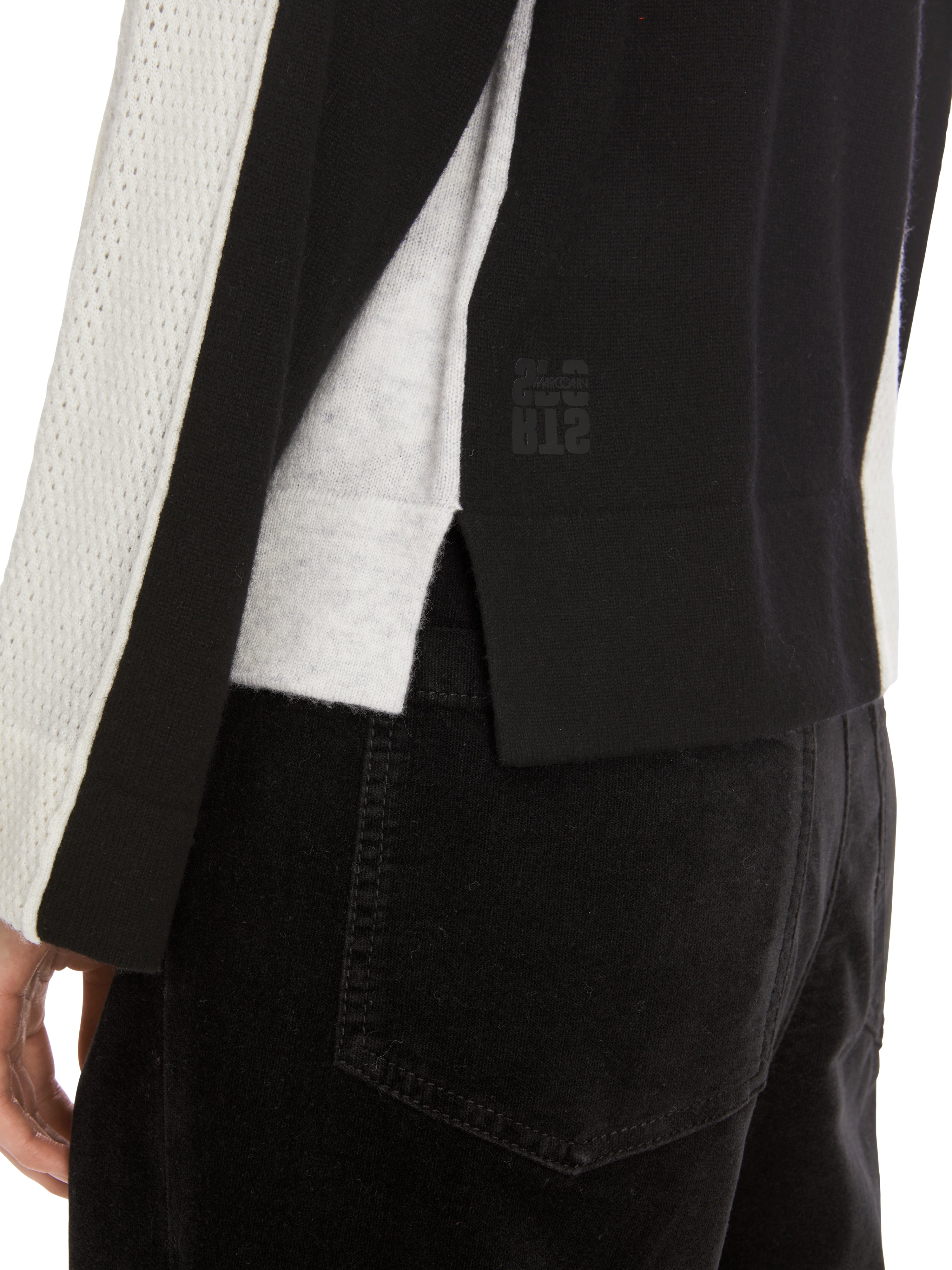 Gestrickter Sweater in Wolle/Kaschmir