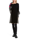 Marc Cain-Kleid in Materialmix "Rethink Together"-Kleider & Röcke-Black-Deal-Outlet-by-ARCHIVIST