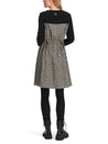 Marc Cain-Kleid in Materialmix "Rethink Together"-Kleider & Röcke-Black-Deal-Outlet-by-ARCHIVIST