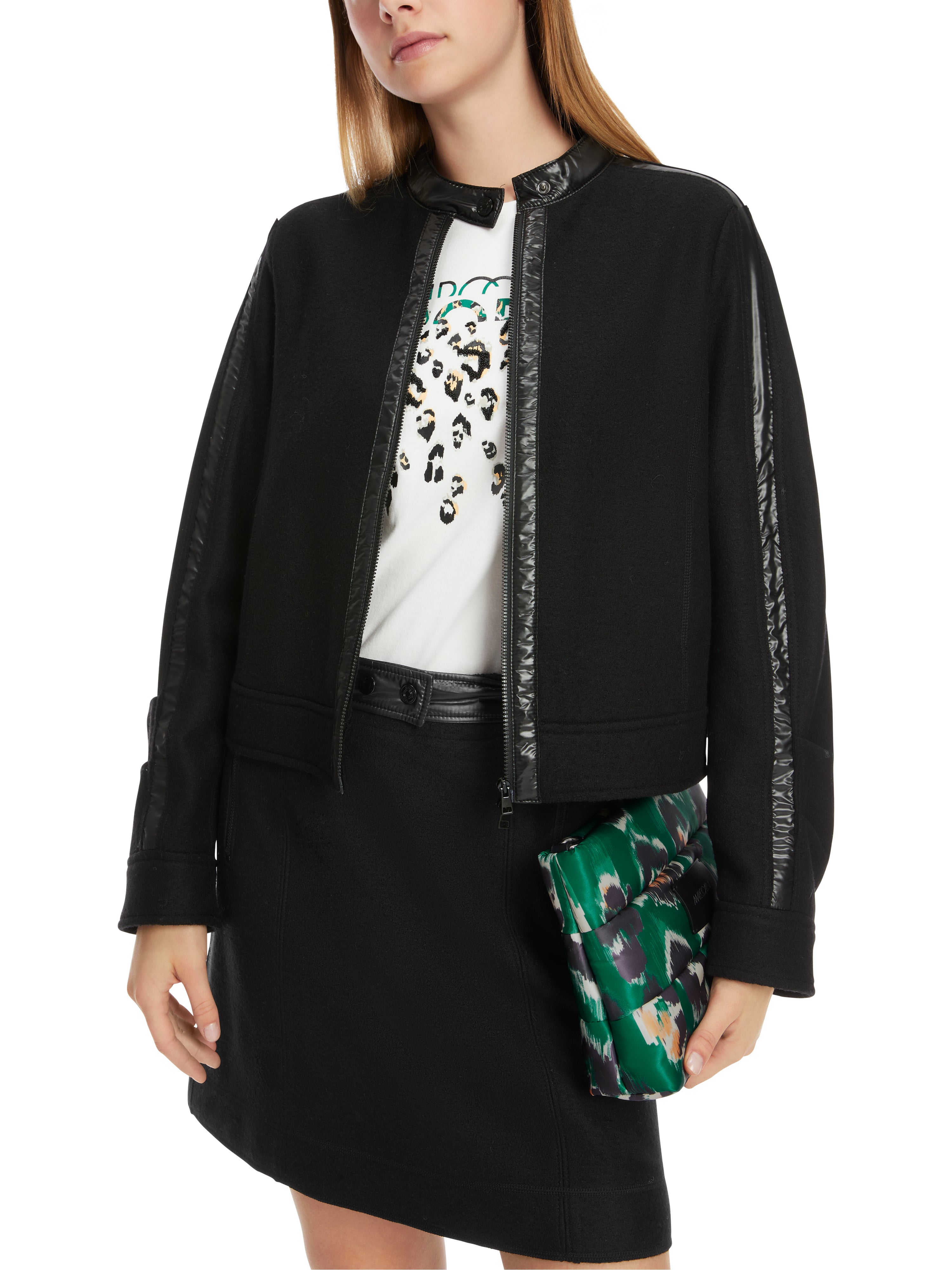 Knitted in Germany jacket with inserts