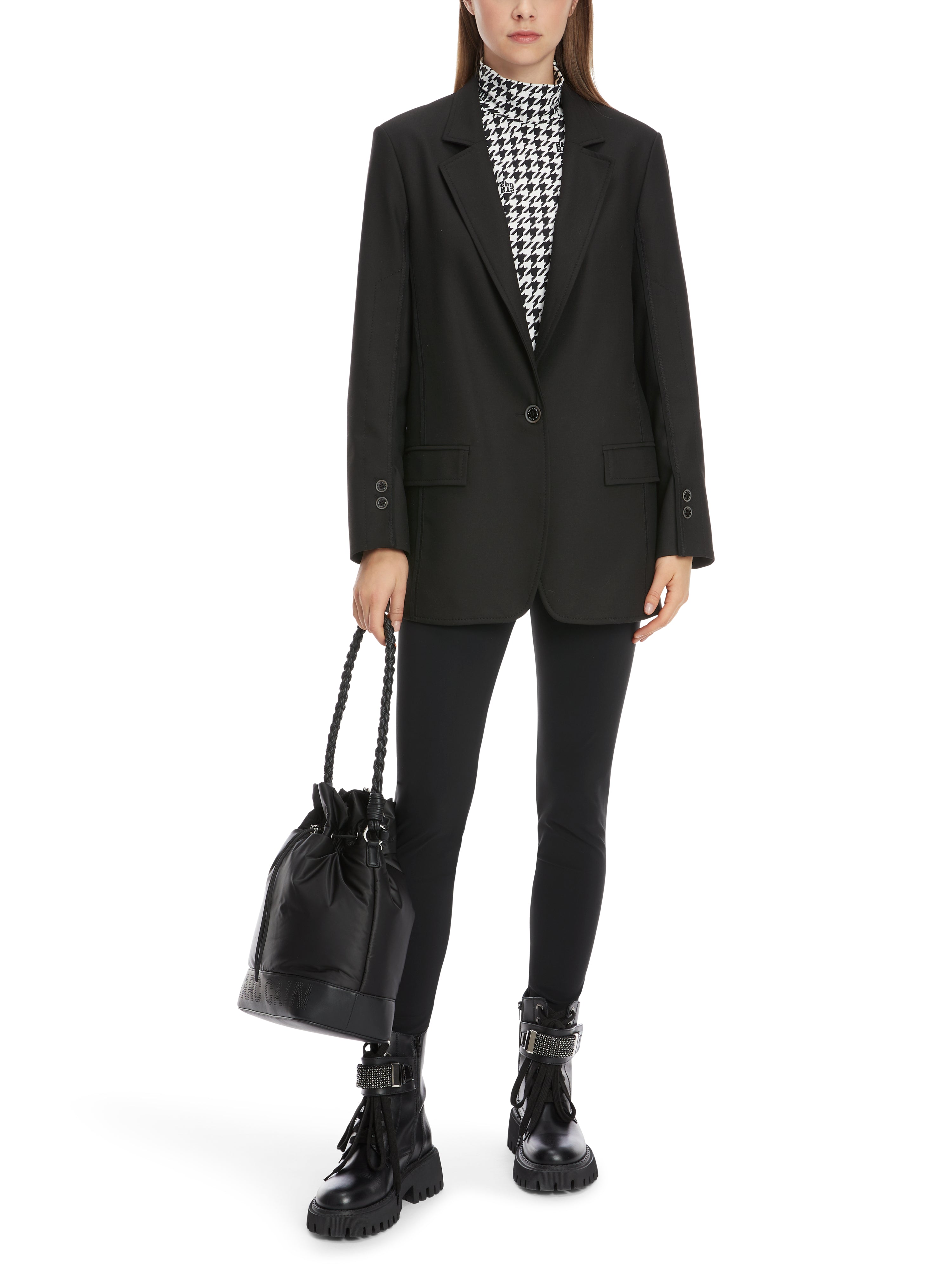 Marc Cain-Blazer mit Ziernähten-Jacken & Mäntel-Black-Deal-Outlet-by-ARCHIVIST