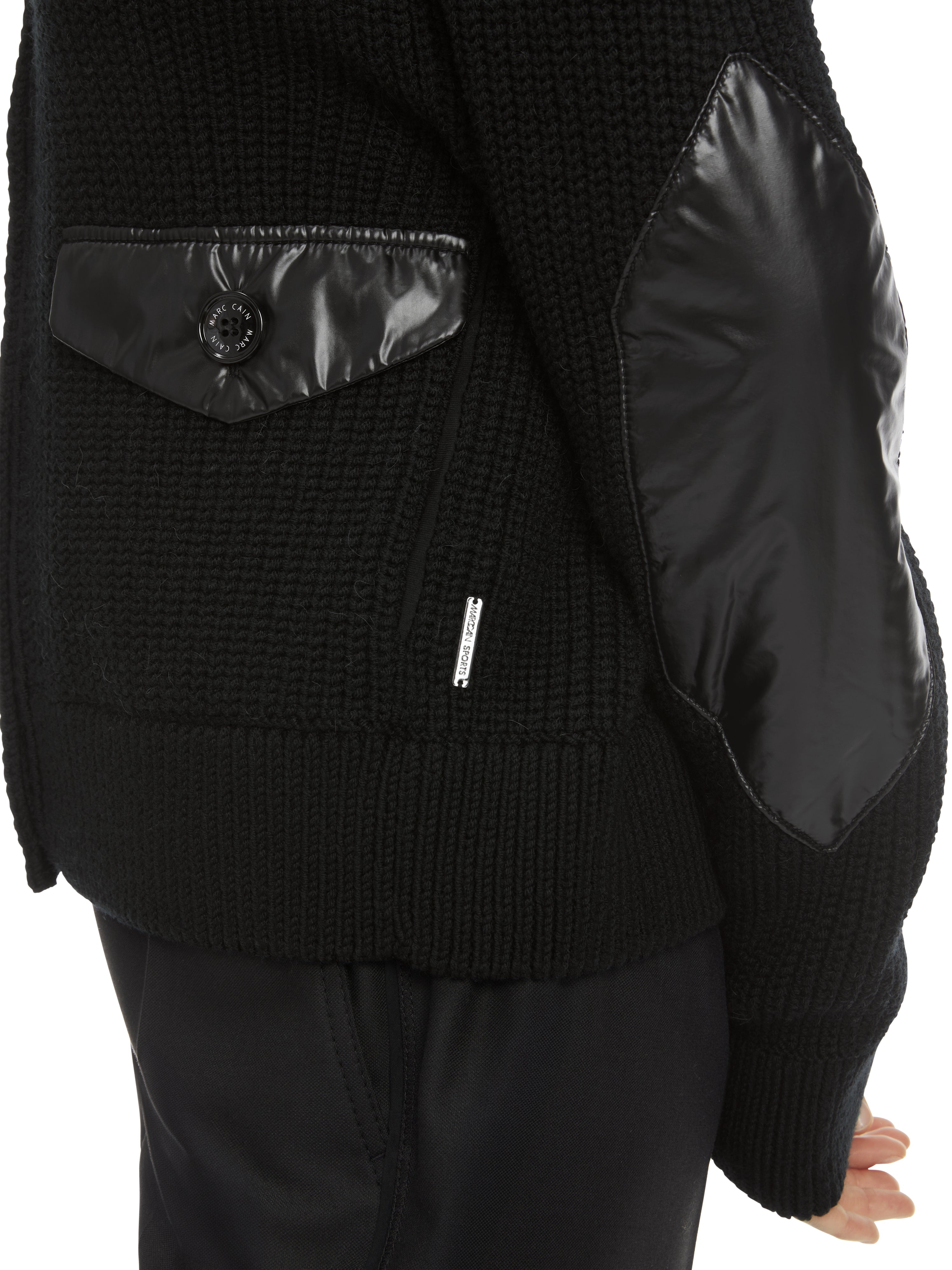 Marc Cain-Cardigan Knitted in Germany-Strick & Pullover-Black-Deal-Outlet-by-ARCHIVIST