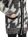 Marc Cain-Chickcheck-Cardigan Knitted in Germany-Strick & Pullover-Black-Deal-Outlet-by-ARCHIVIST