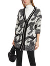 Marc Cain-Chickcheck-Cardigan Knitted in Germany-Strick & Pullover-Black-Deal-Outlet-by-ARCHIVIST
