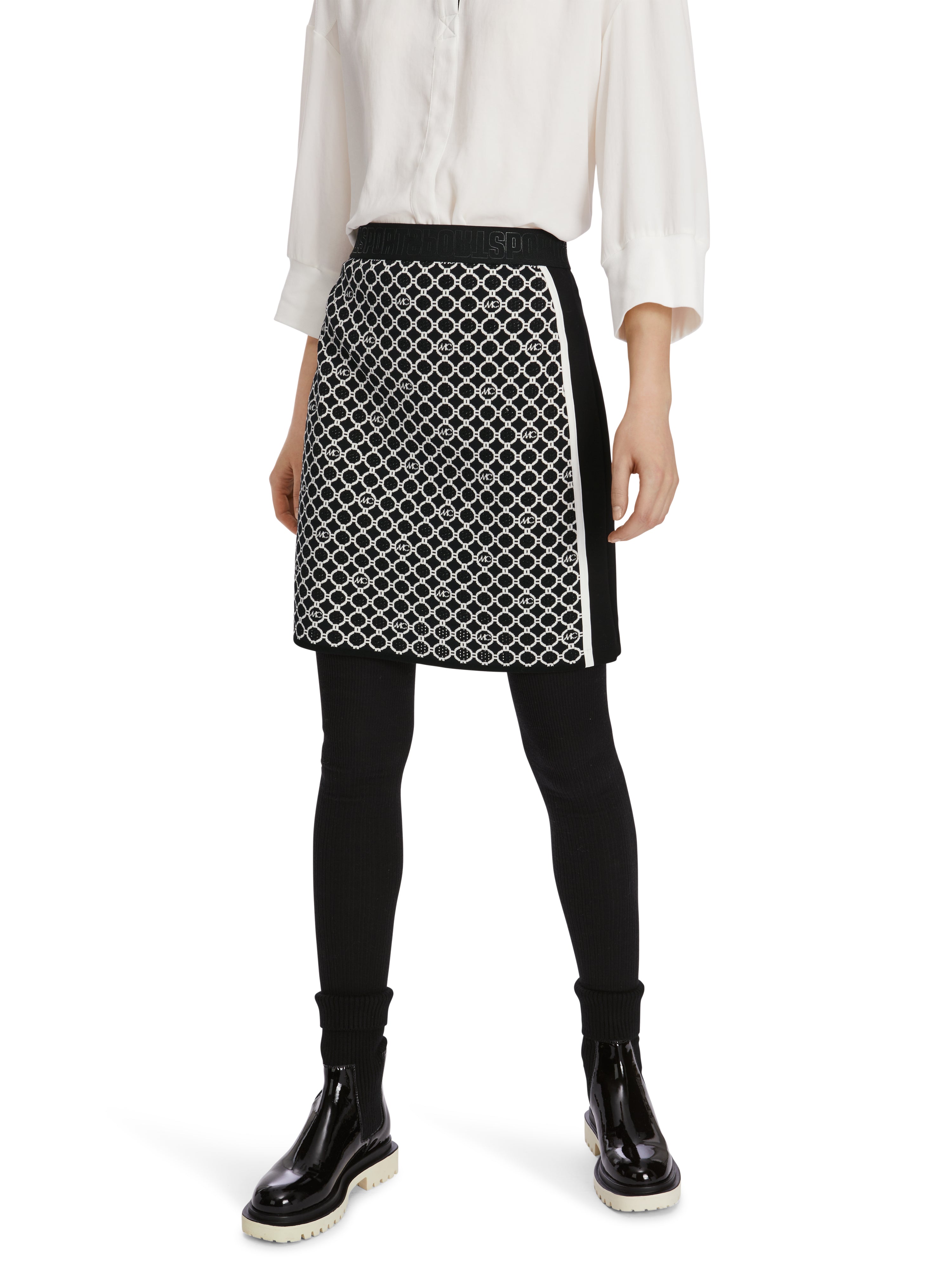 Schmaler Minirock Knitted In Germany