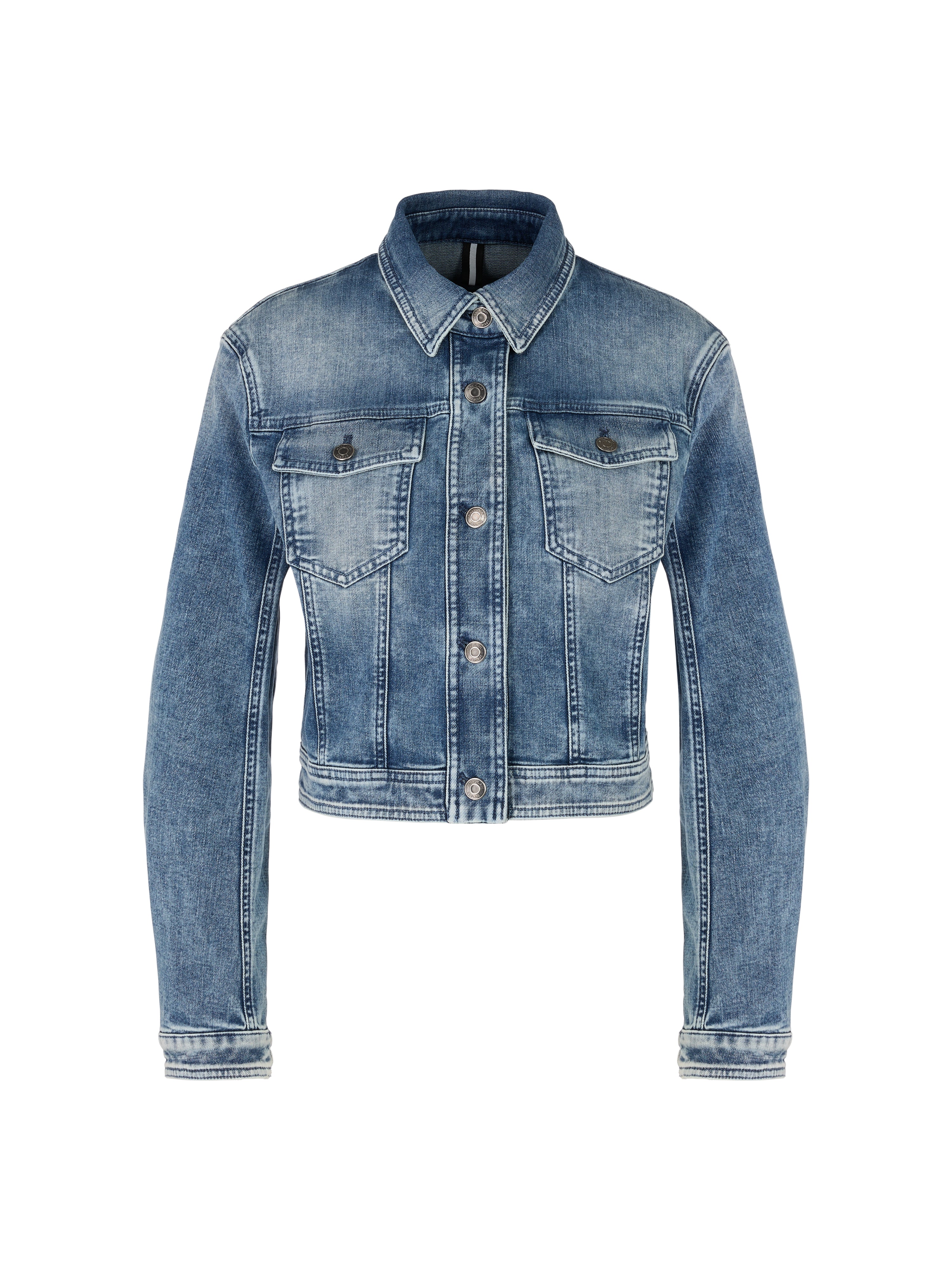 Kurze Jeansjacke "Rethink Together"