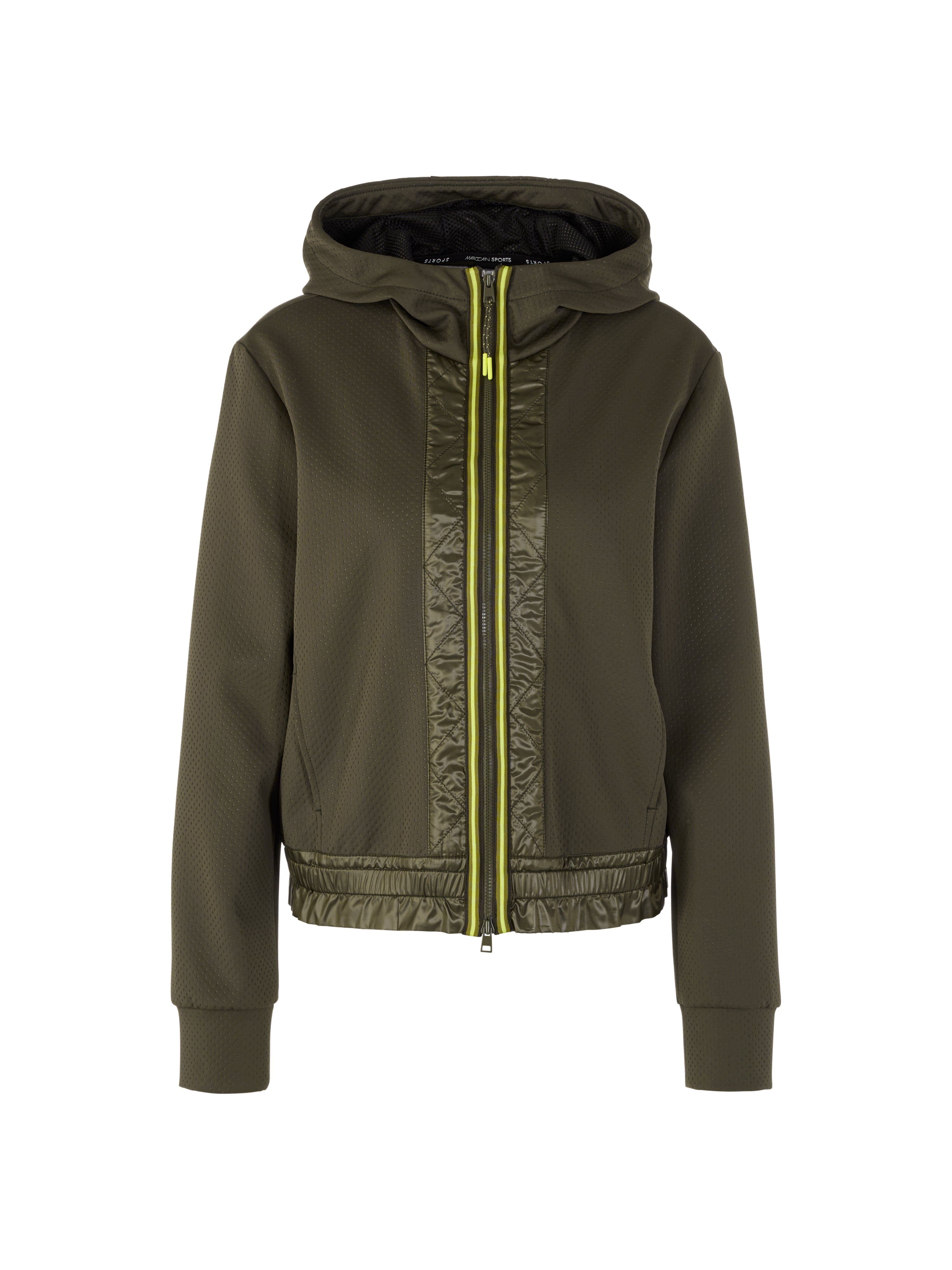 Sportive Jacke mit Kontraststreifen