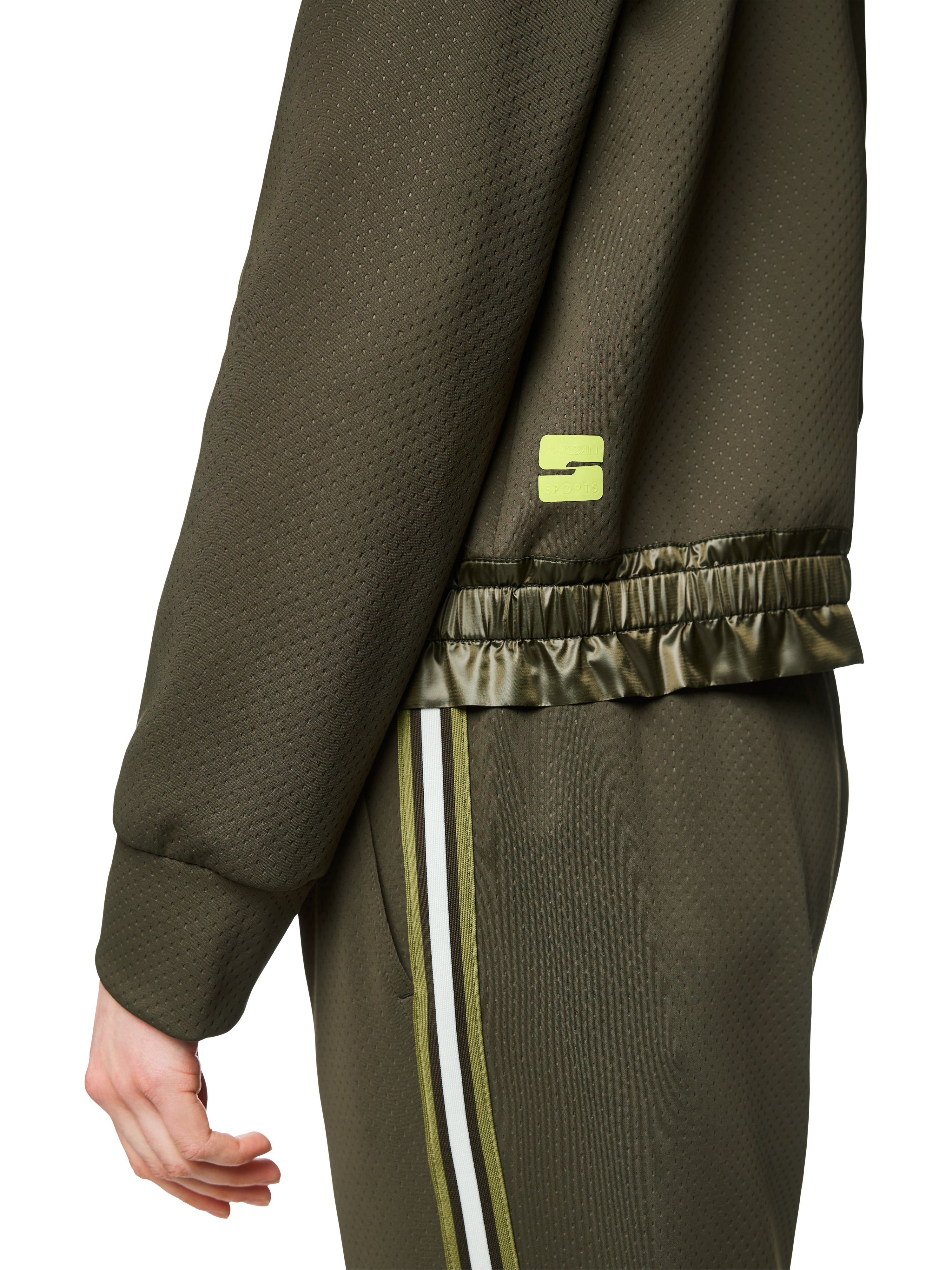 Sportive Jacke mit Kontraststreifen