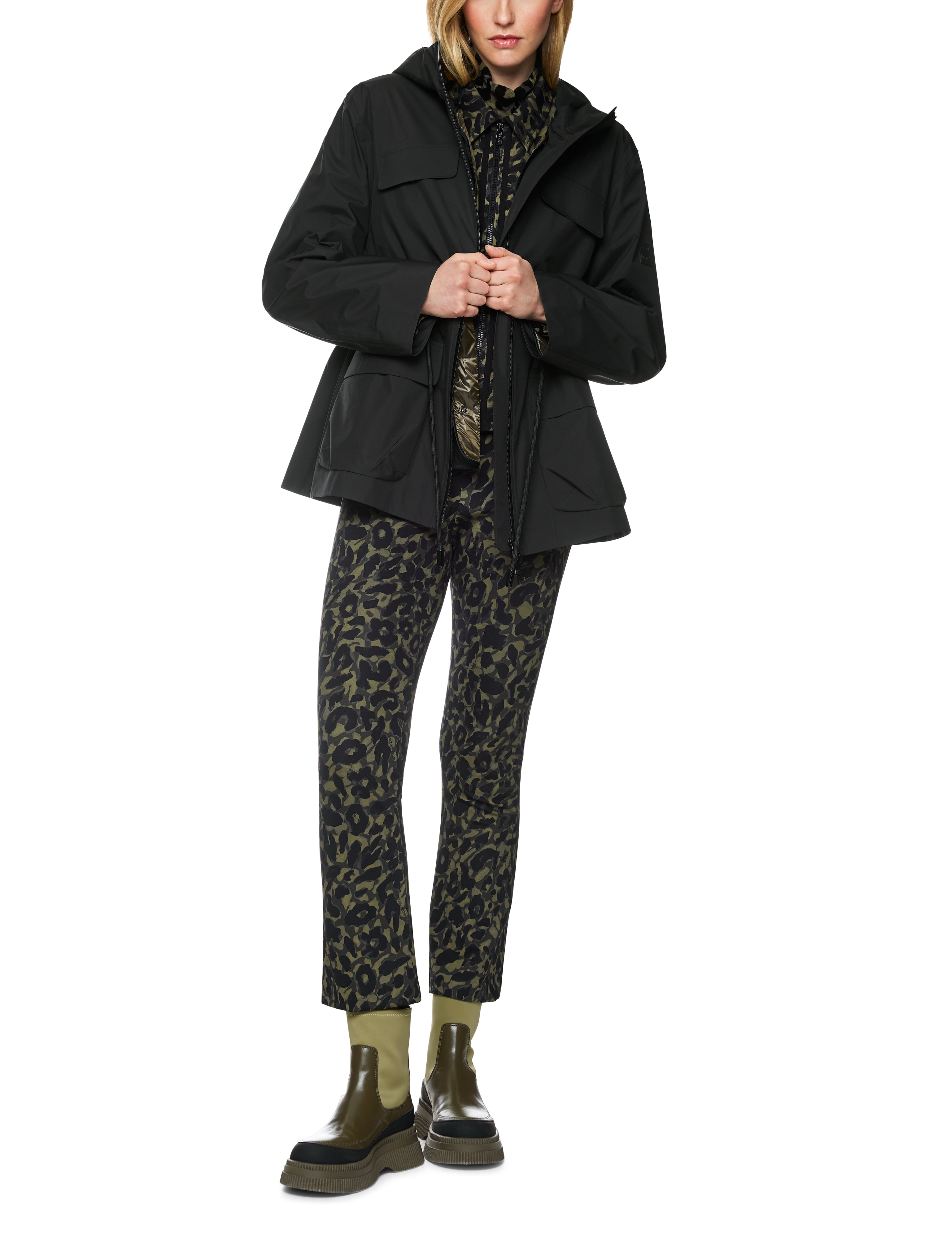 Outdoor Jacke mit Kordelzug