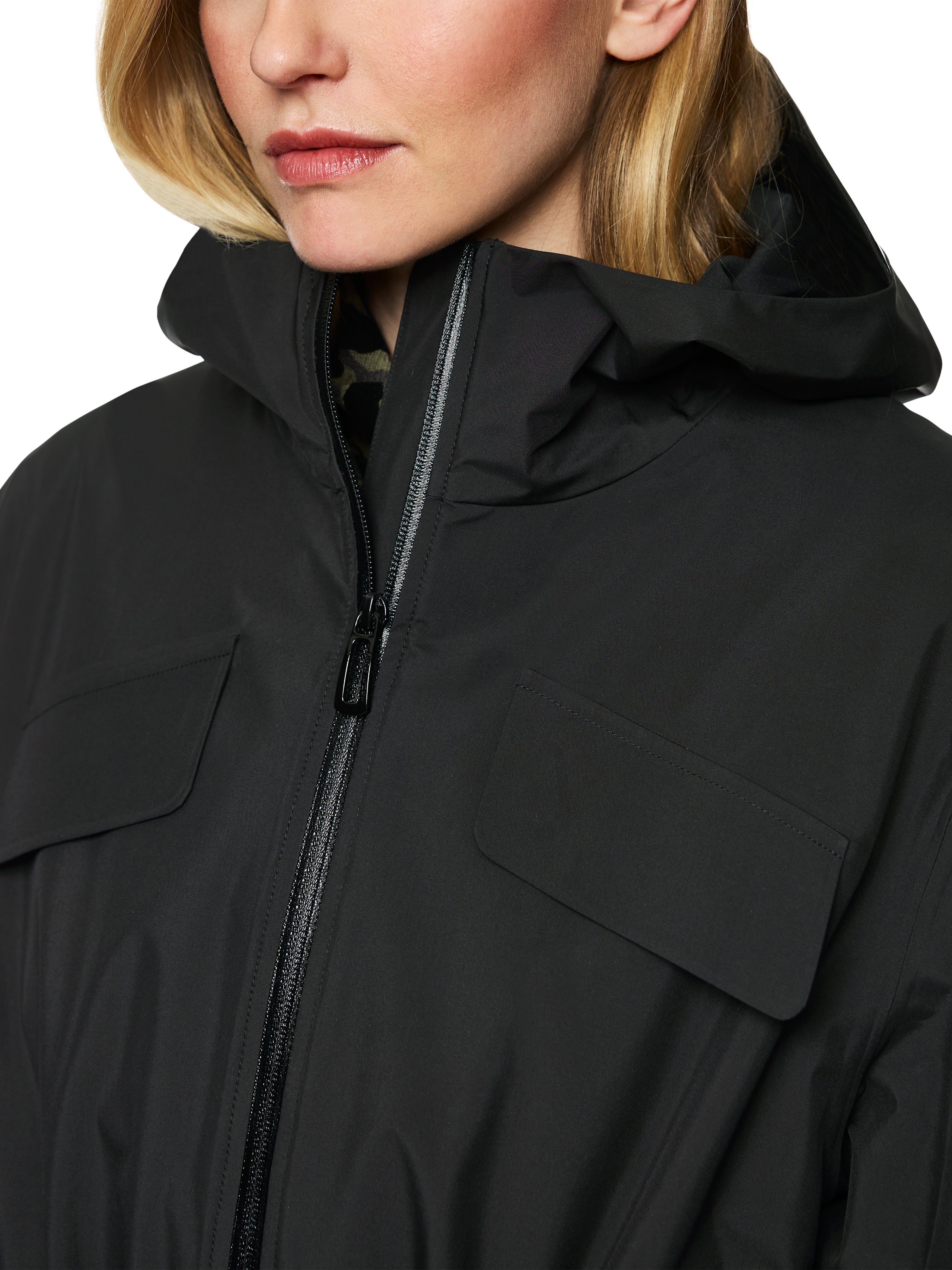 Outdoor Jacke mit Kordelzug